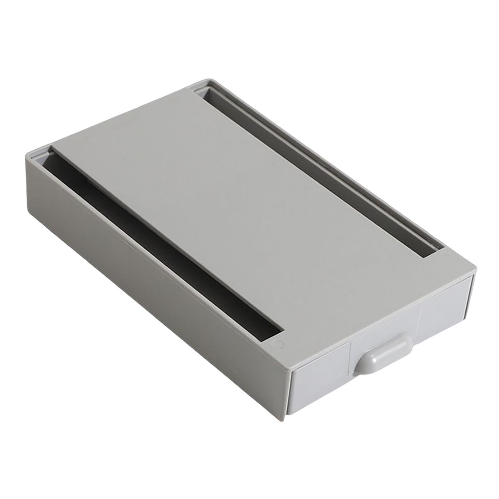 Desk Pencil Drawer Organizer Storage Attachable Desk Drawer for Closet Gray