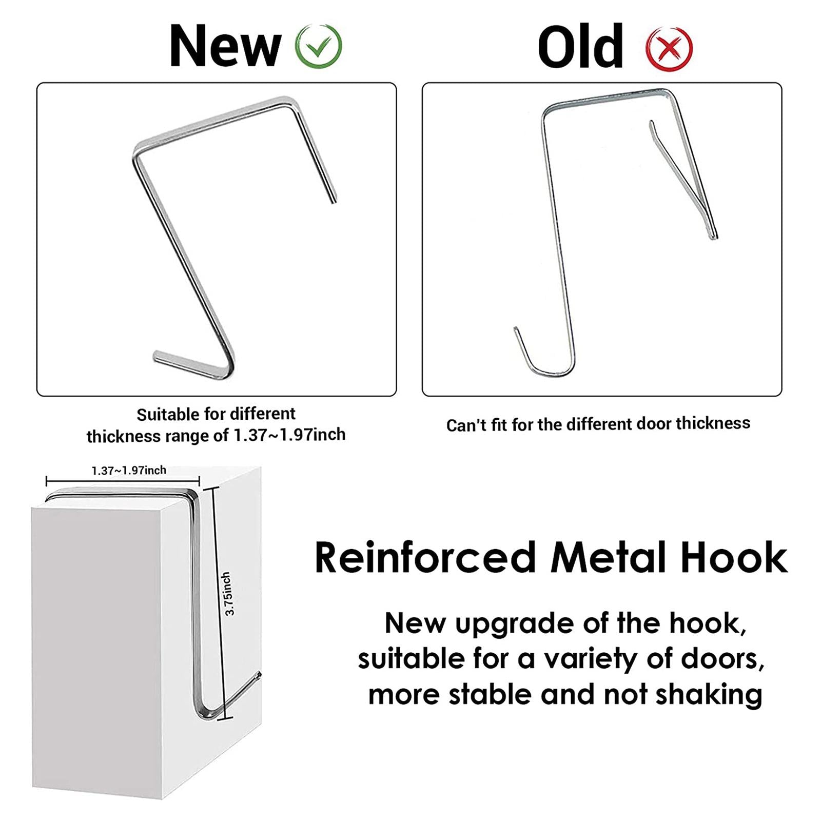 Shoe Hanger Over Door Organizer Storage Shelves Multi Function Pouch Large