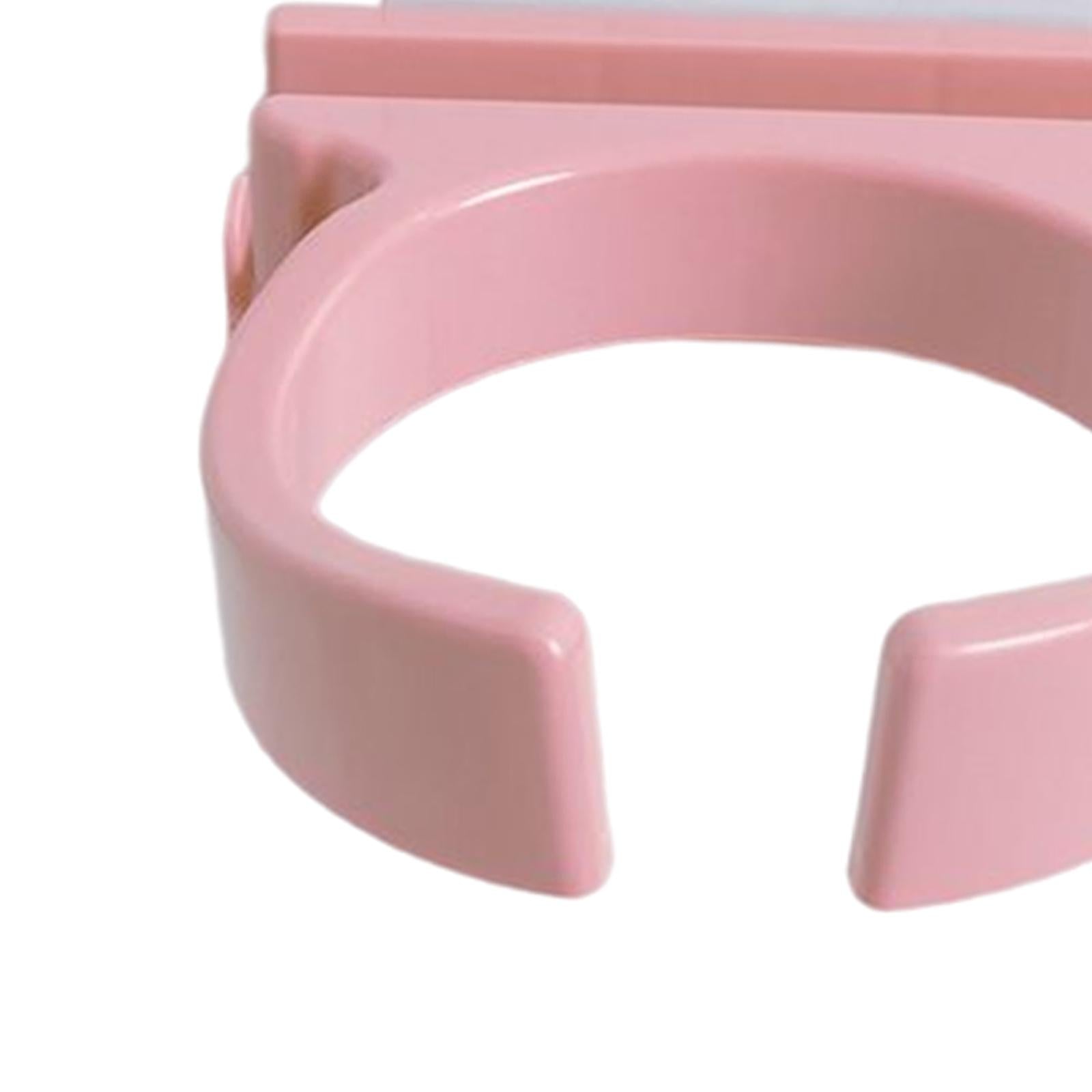 Blow Dryer Holder Self Adhesive ABS Organizer for Washroom Dormitory Bedroom Pink