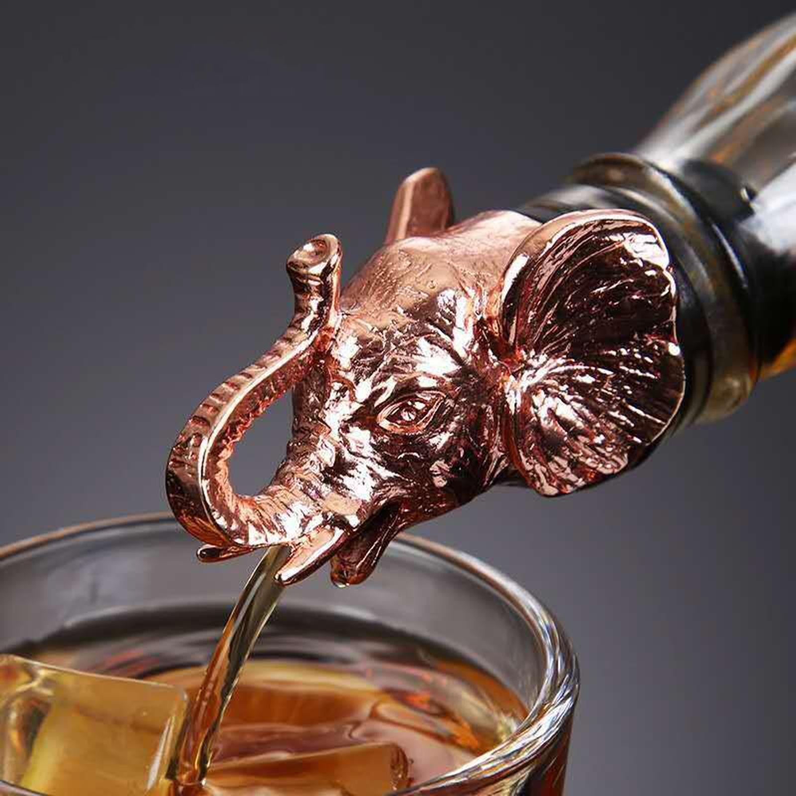 Wine Aerator Pourer Liquor Pourer Wine Stopper Wine Pourer for Club Bar Home Elephant