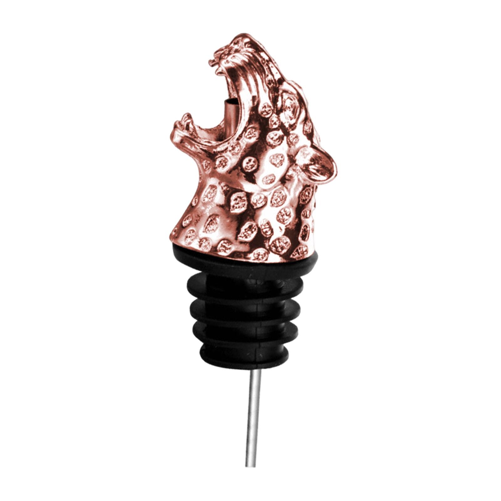 Wine Aerator Pourer Liquor Pourer Wine Stopper Wine Pourer for Club Bar Home Leopard