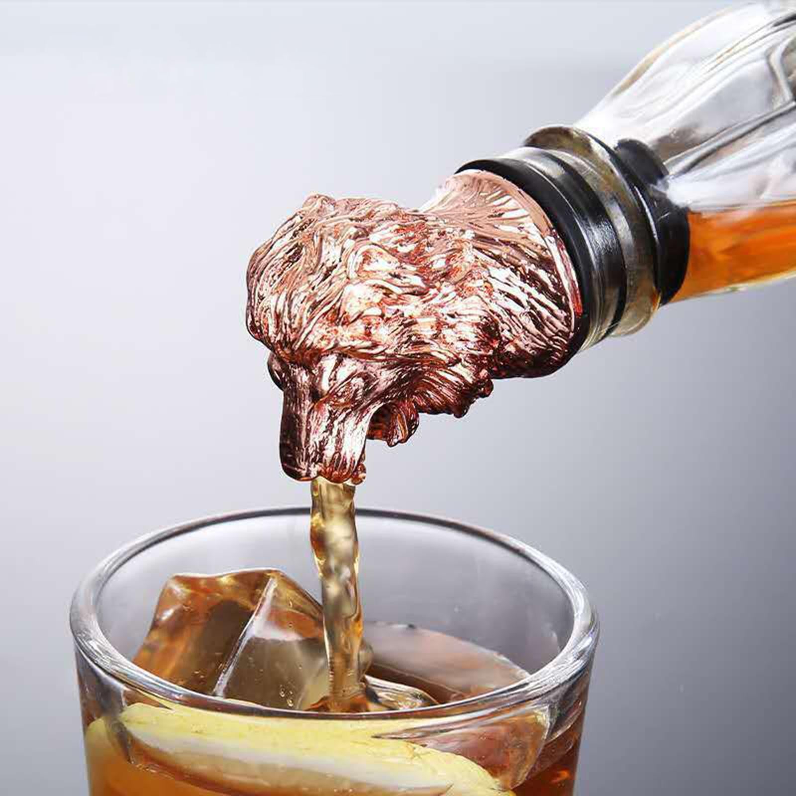 Wine Aerator Pourer Liquor Pourer Wine Stopper Wine Pourer for Club Bar Home Lion