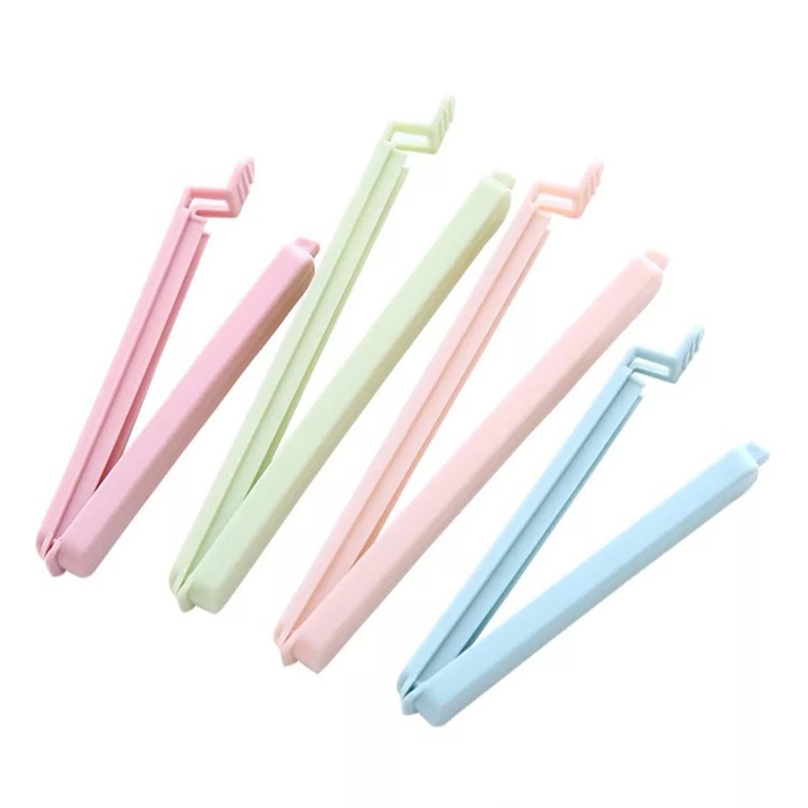 5 Pieces Bag Sealing Clips Food Packages Kitchen Tools Reusable for Kitchen Small Blue