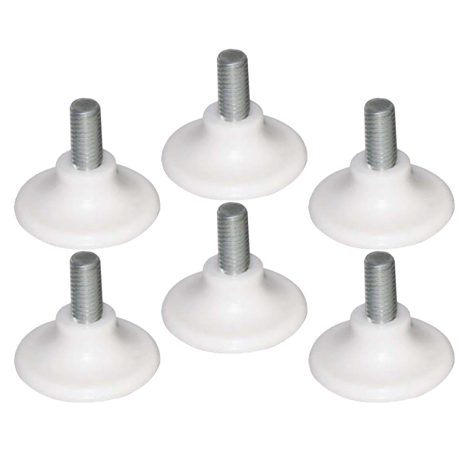 6 Pieces Furniture Levelers Leveling Feet for Furniture Chair 0.8cmx2cm