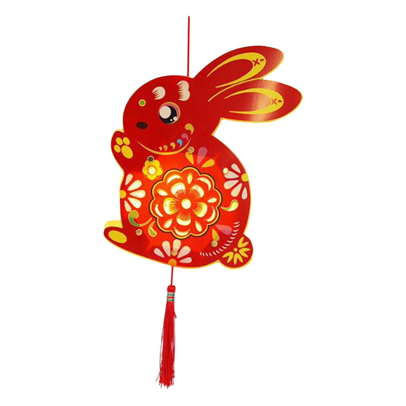 Chinese Style Lantern Making DIY Handmade Props Supplies for Celebration red