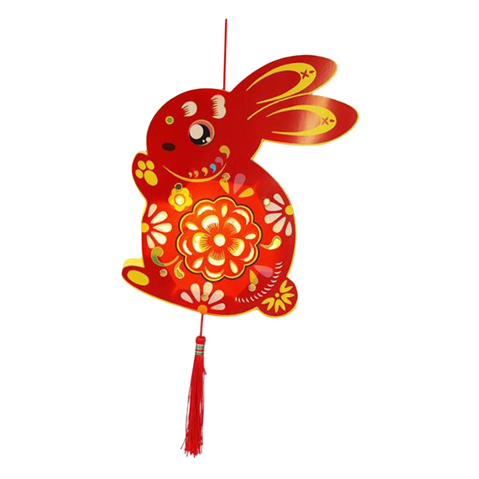Chinese Style Lantern Making DIY Handmade Props Supplies for Celebration red