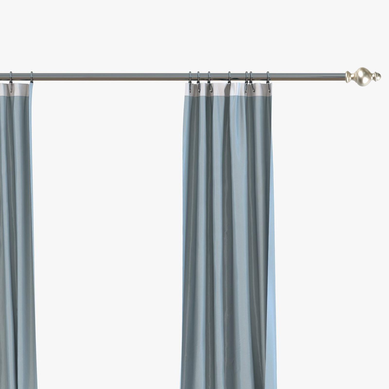 2x Curtain Rod Finials Accessories 9/16 inch for Bathroom Living room