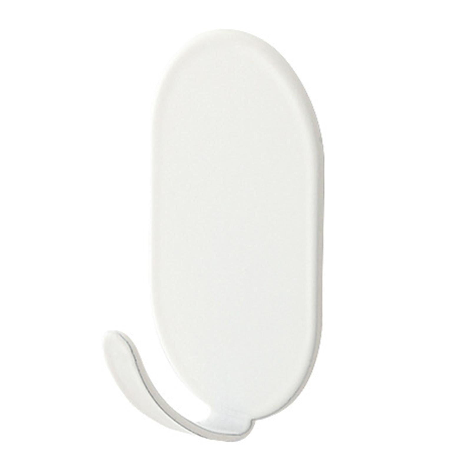 10x Coat Hook Rack Storage Organizer Holder Organizer Rack for Home wall White