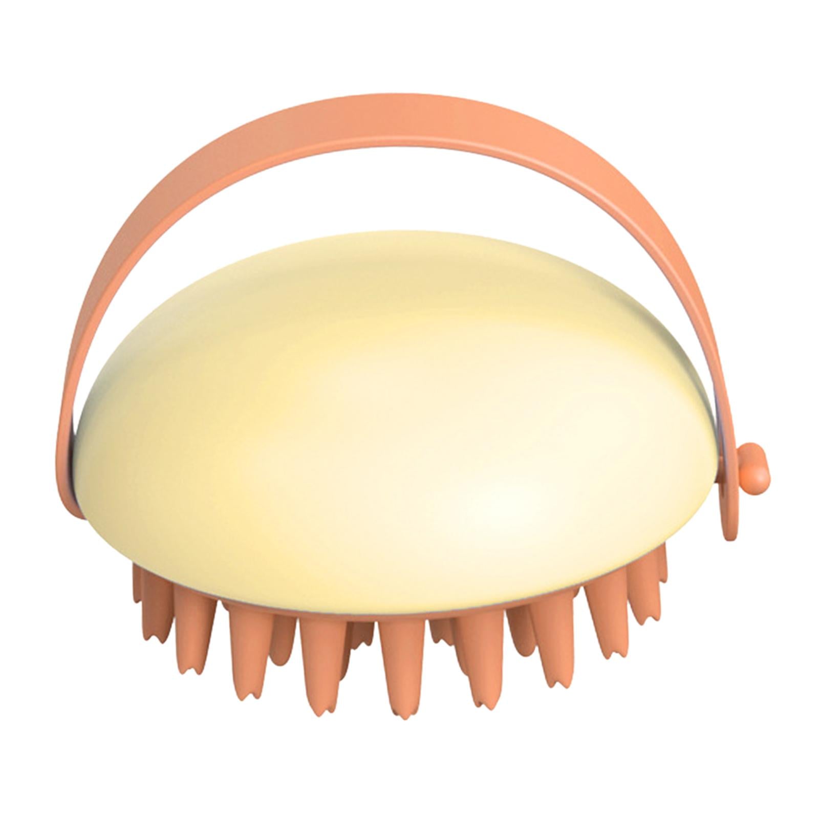 Cleaning Brush Wet and Dry Manual Hair Washing Tool Women Men Adults Yellow
