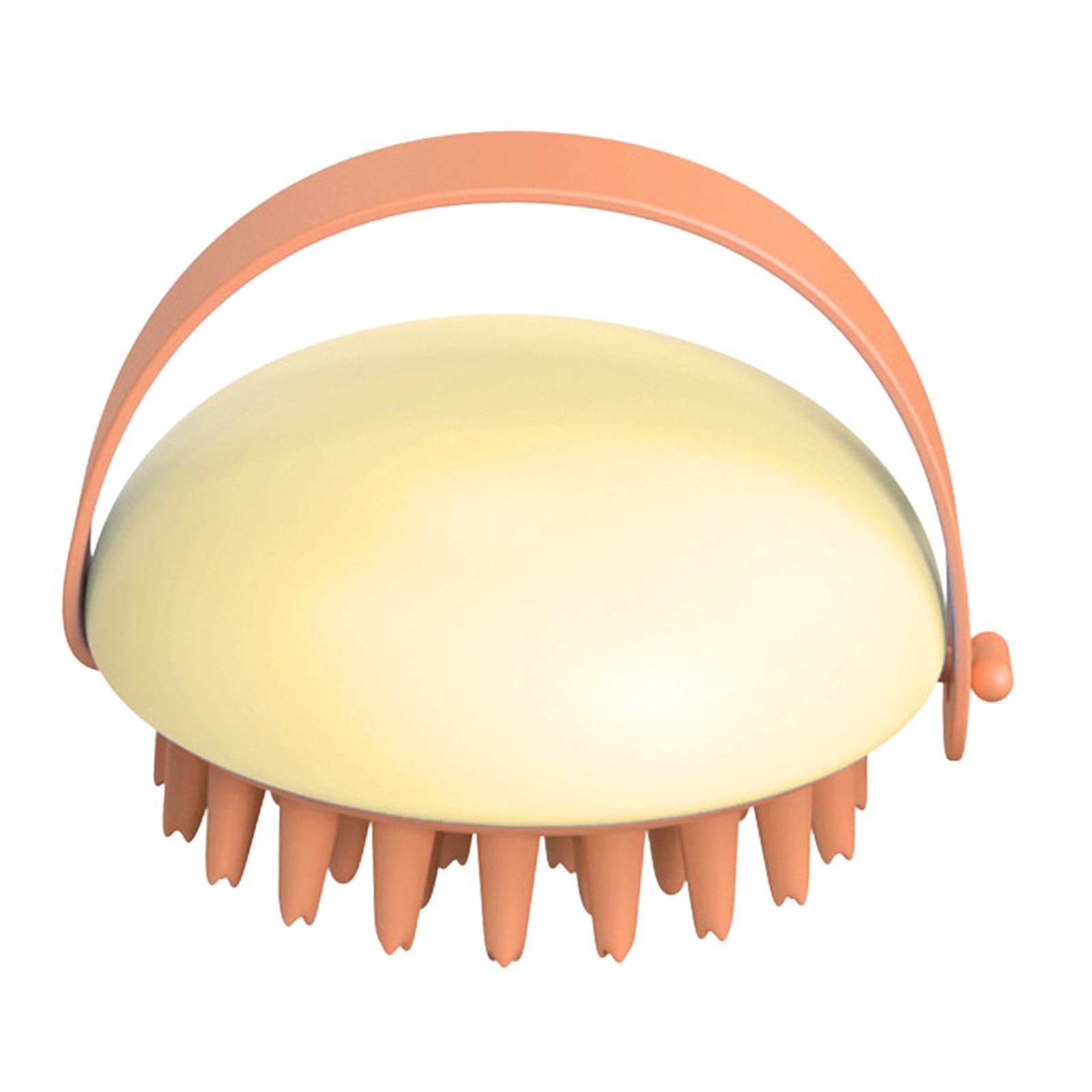 Cleaning Brush Wet and Dry Manual Hair Washing Tool Women Men Adults Yellow