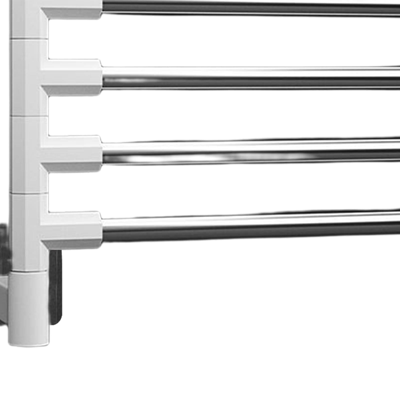 Toilet Towel Rack 180 Degree Rotary Towel Holder for Bathroom Hotel 5 Pole
