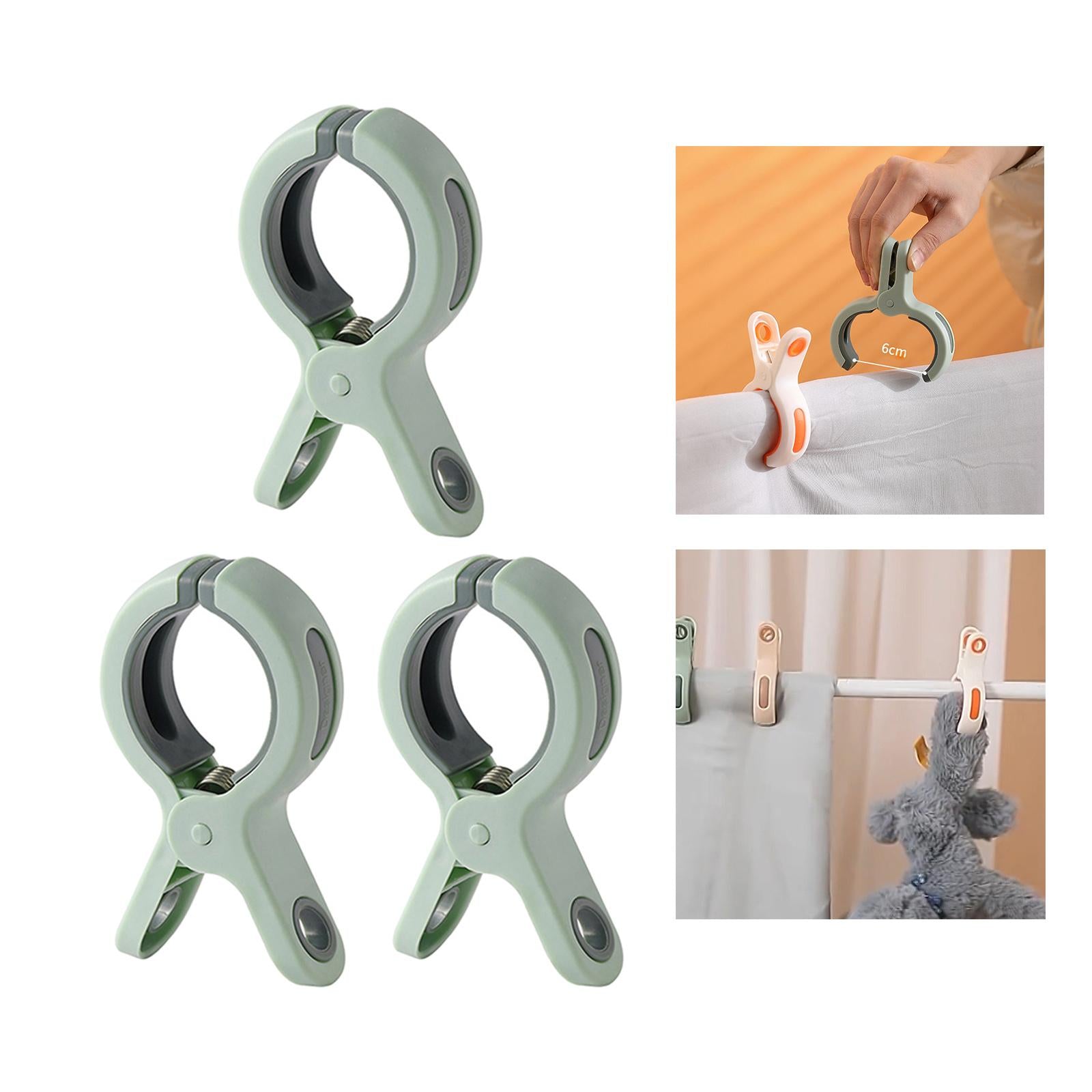 Beach Towel Clips Hanging Clip Clamps for Beach Chair Pool Chair Green