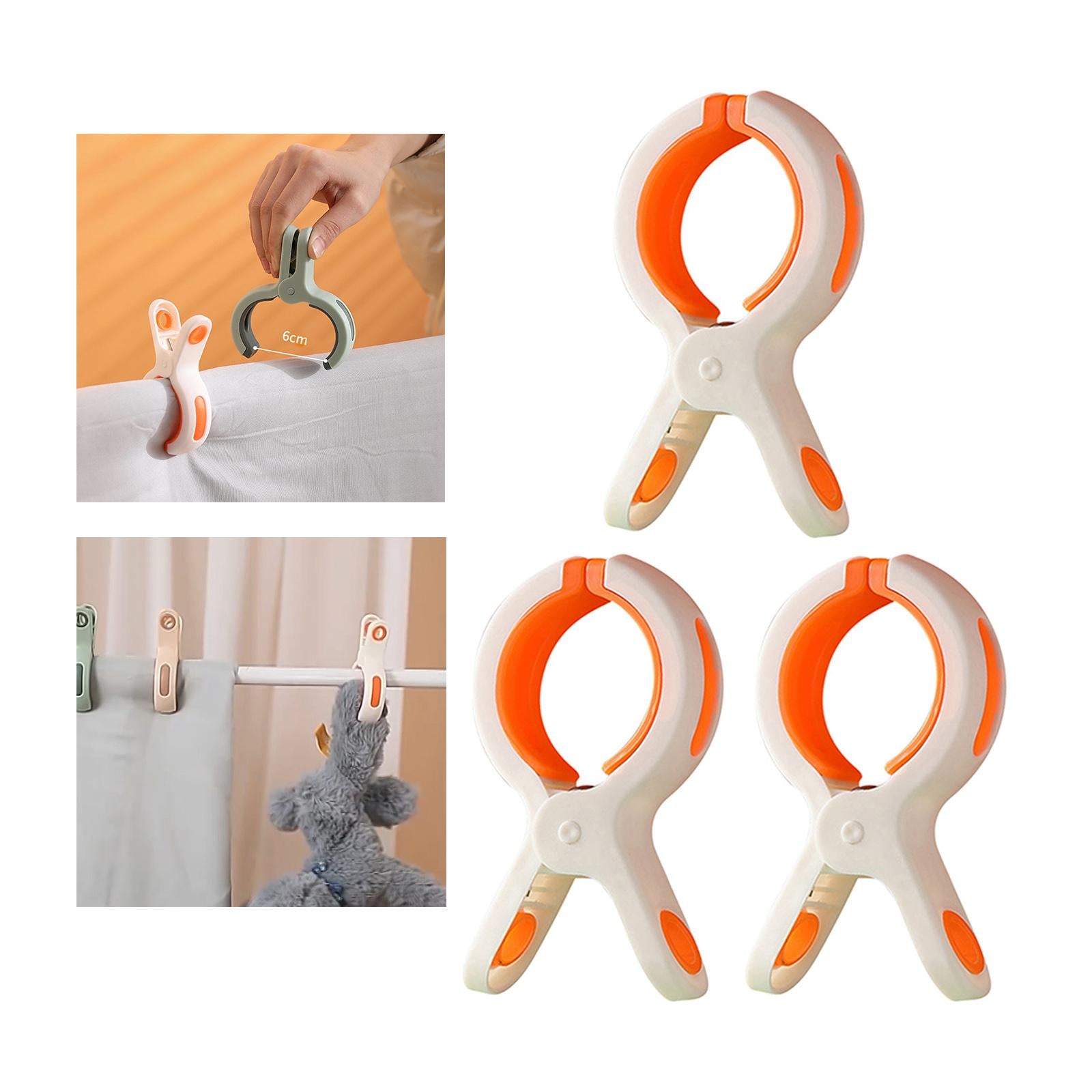 Beach Towel Clips Hanging Clip Clamps for Beach Chair Pool Chair White