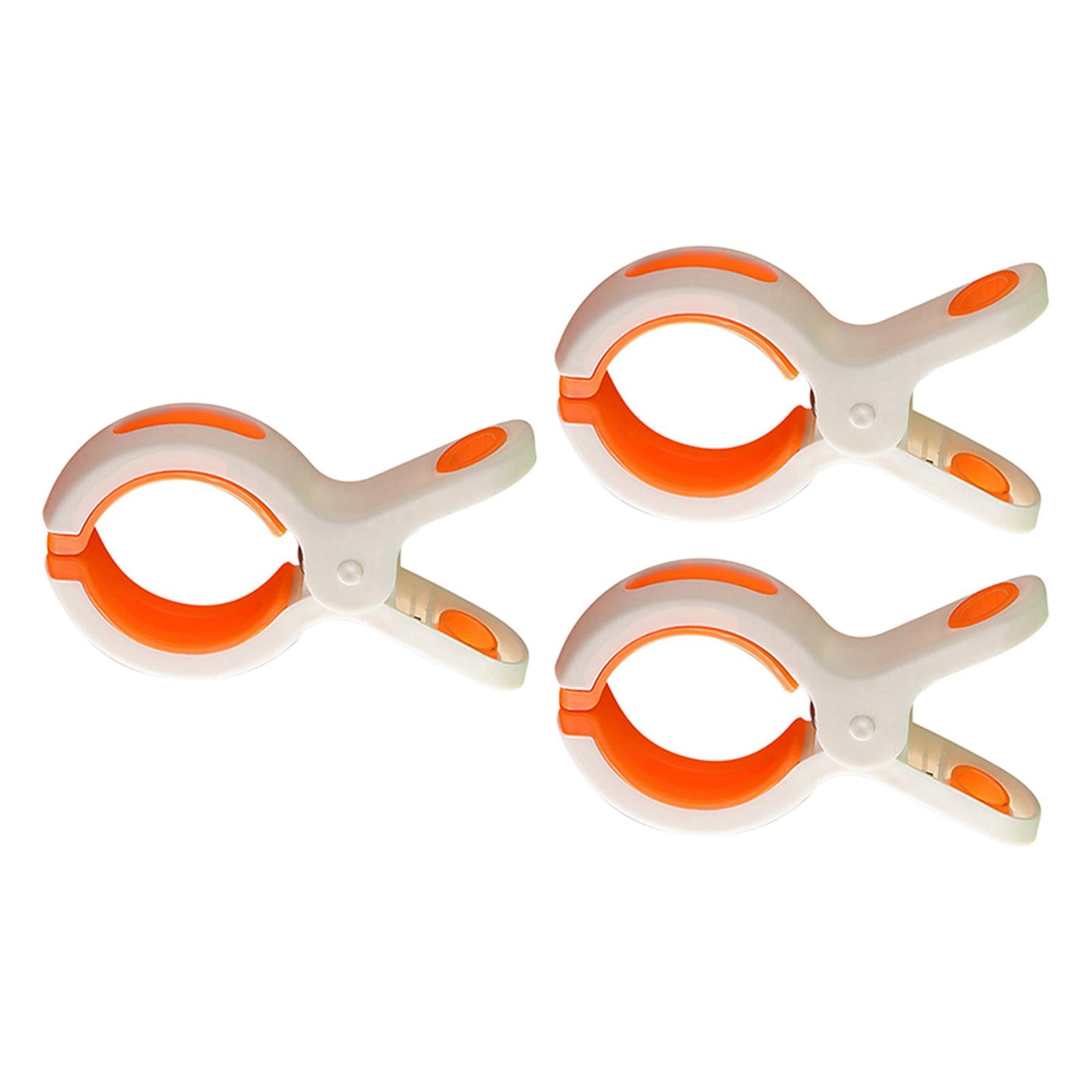Beach Towel Clips Hanging Clip Clamps for Beach Chair Pool Chair White