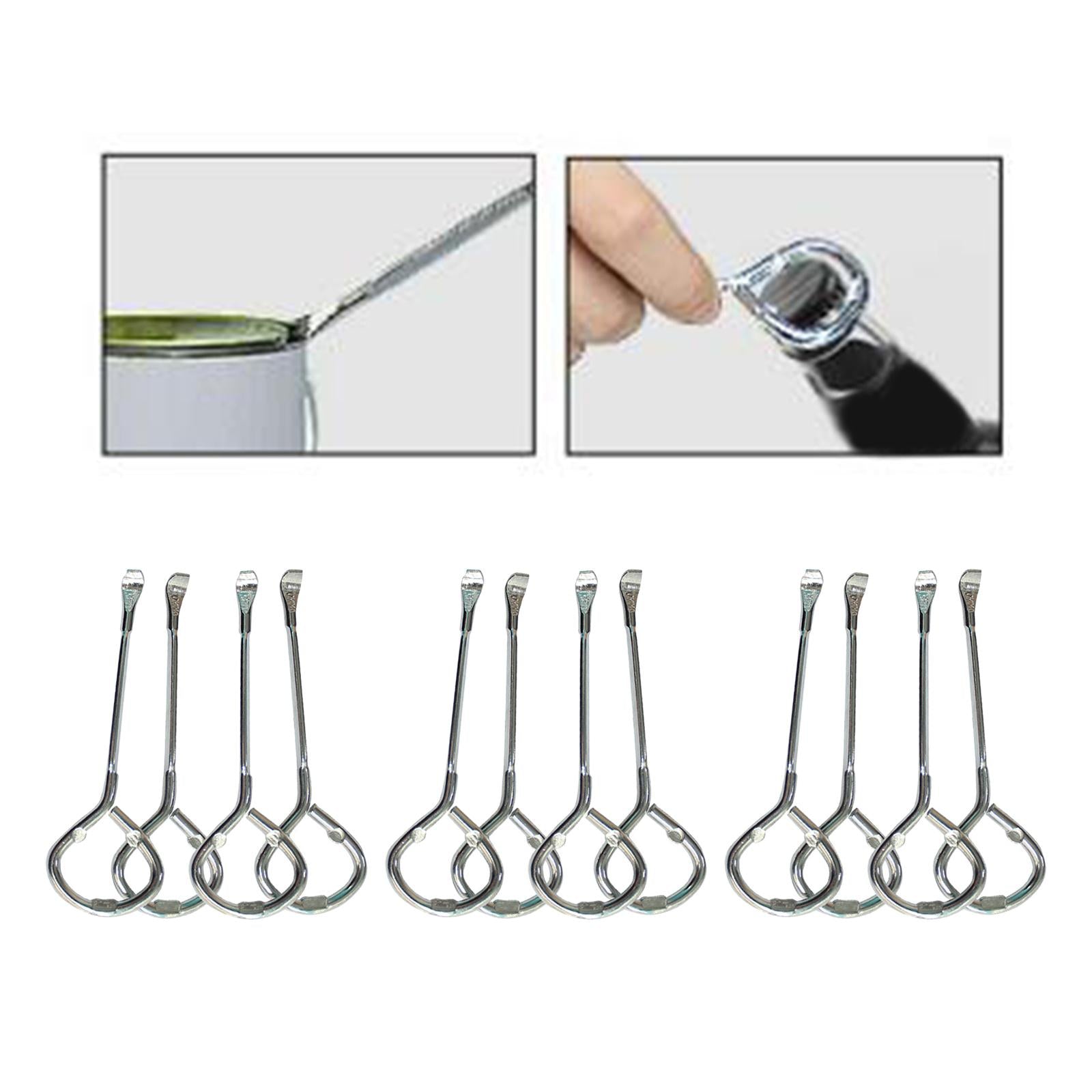 Bottle Opener Beer or Soda Bottle Opener Paint Can Opener for Paint Bucket 12pcs