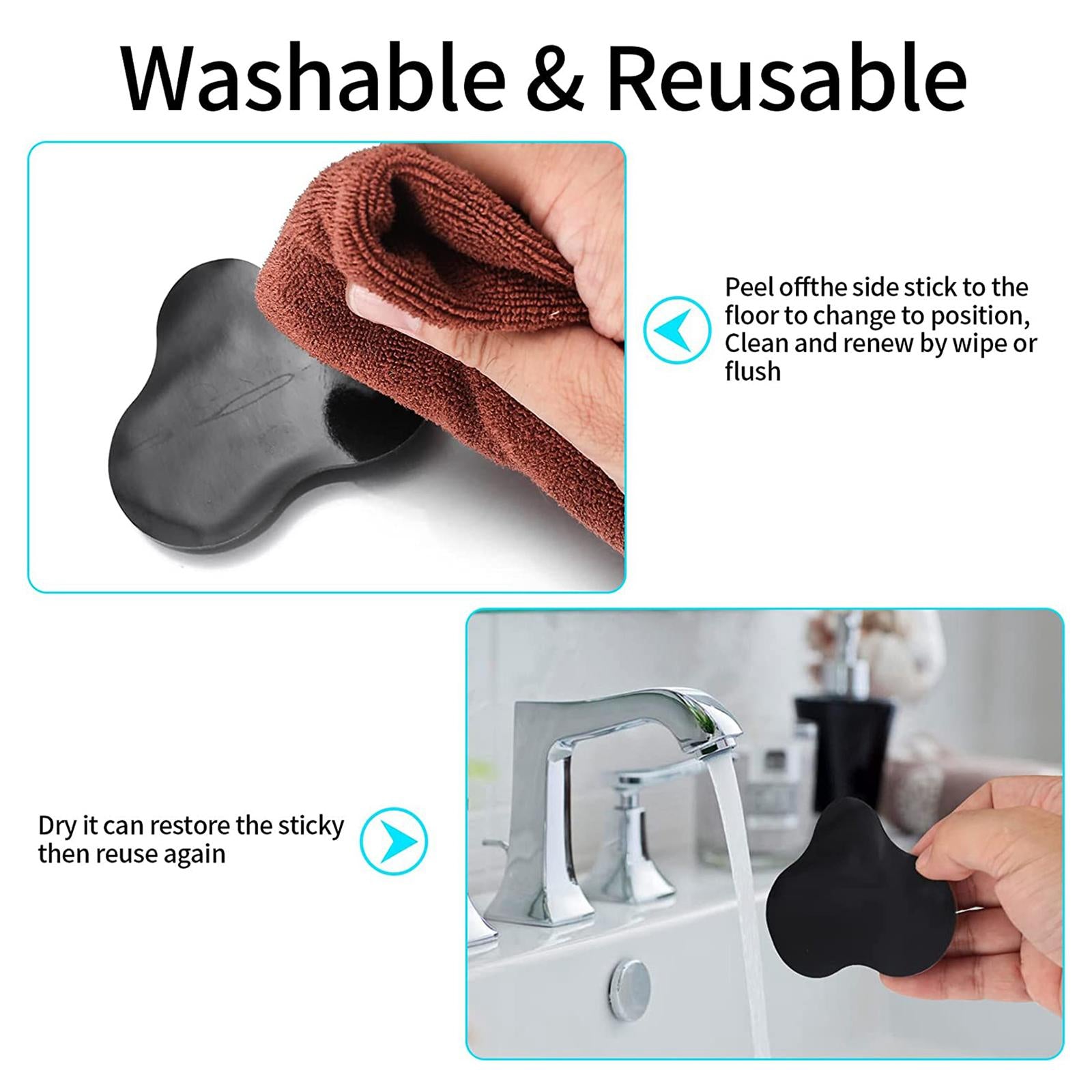 Non Slip Grippers for Rug Reusable Rug Corners Gripper for Hardwood Floors L