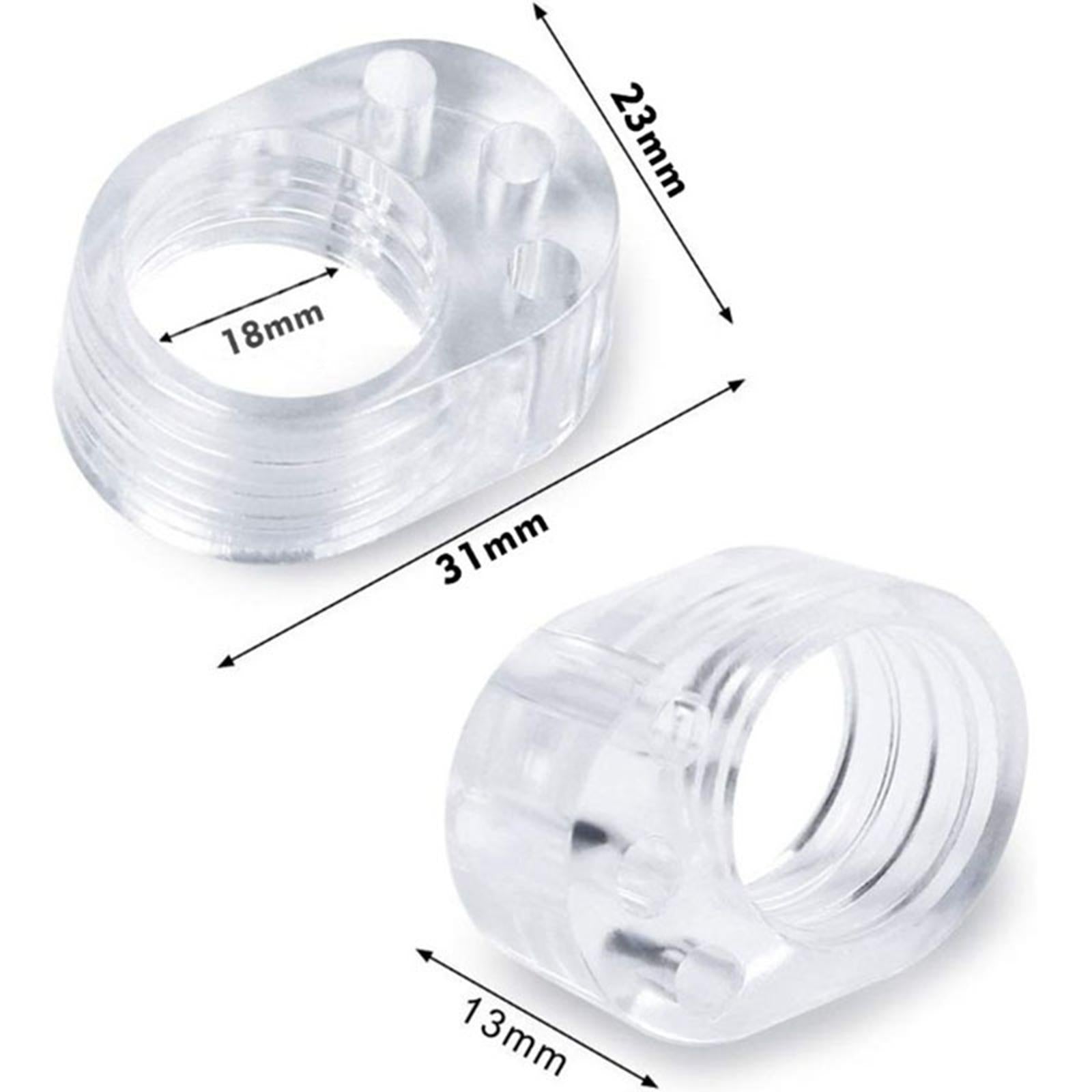 12x Door Handle Stopper Door Handle Buffer Windproof Door Handle for Home