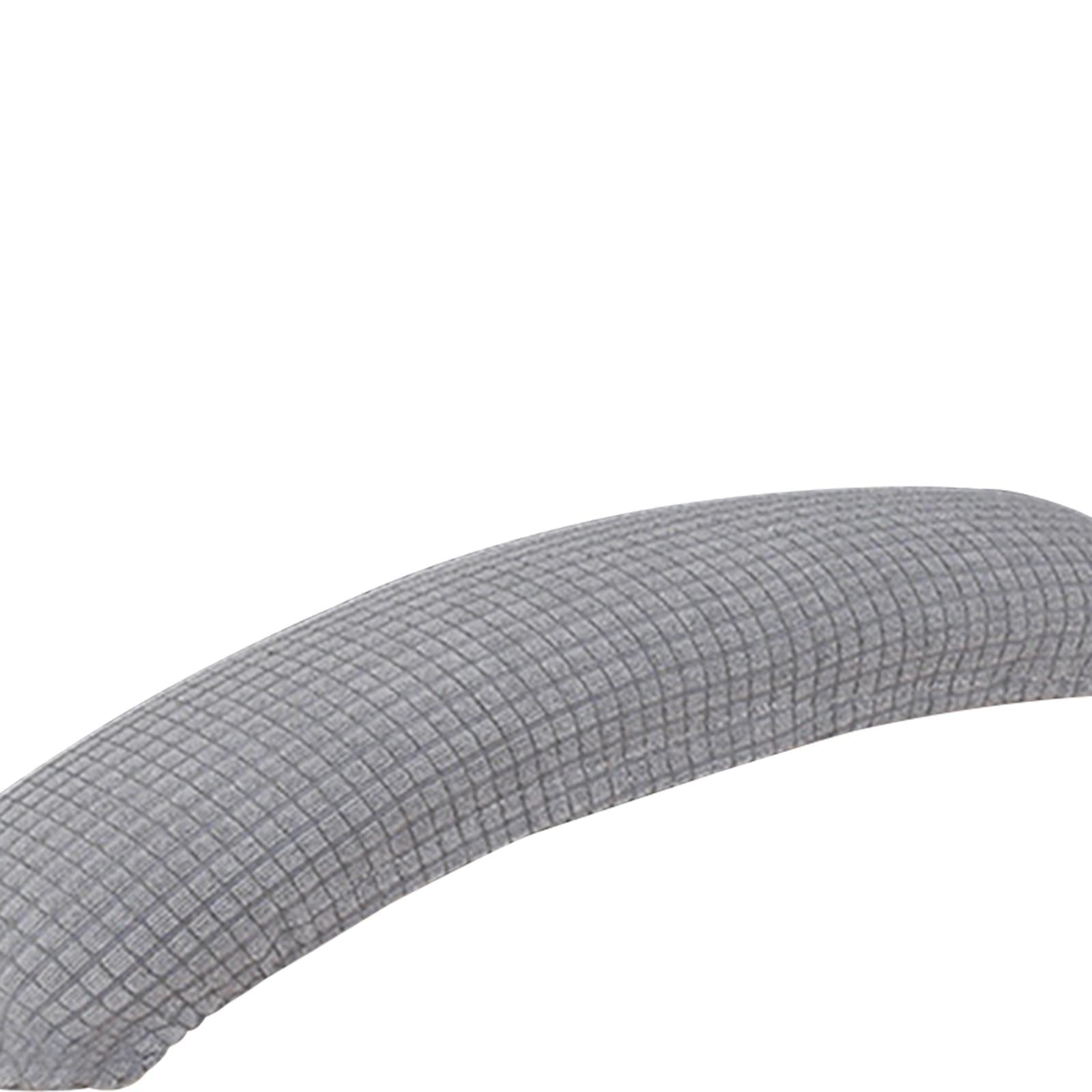 2Pcs Gaming Chair Arm Rest Pads Dustproof Removable for home Light Grey