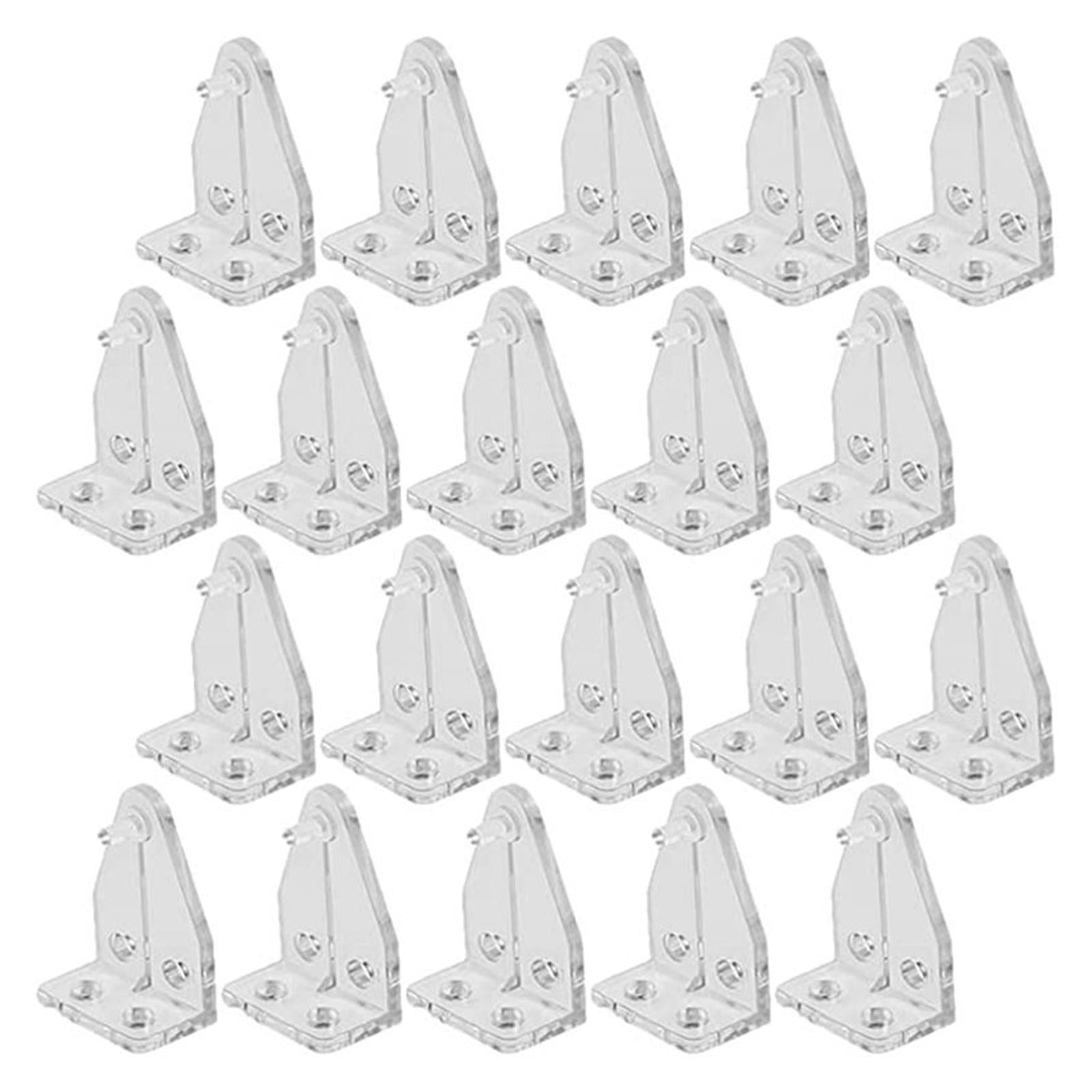 20Pcs Blinds Positioning Hooks Curtain Holder Fittings for Vertical Shutters