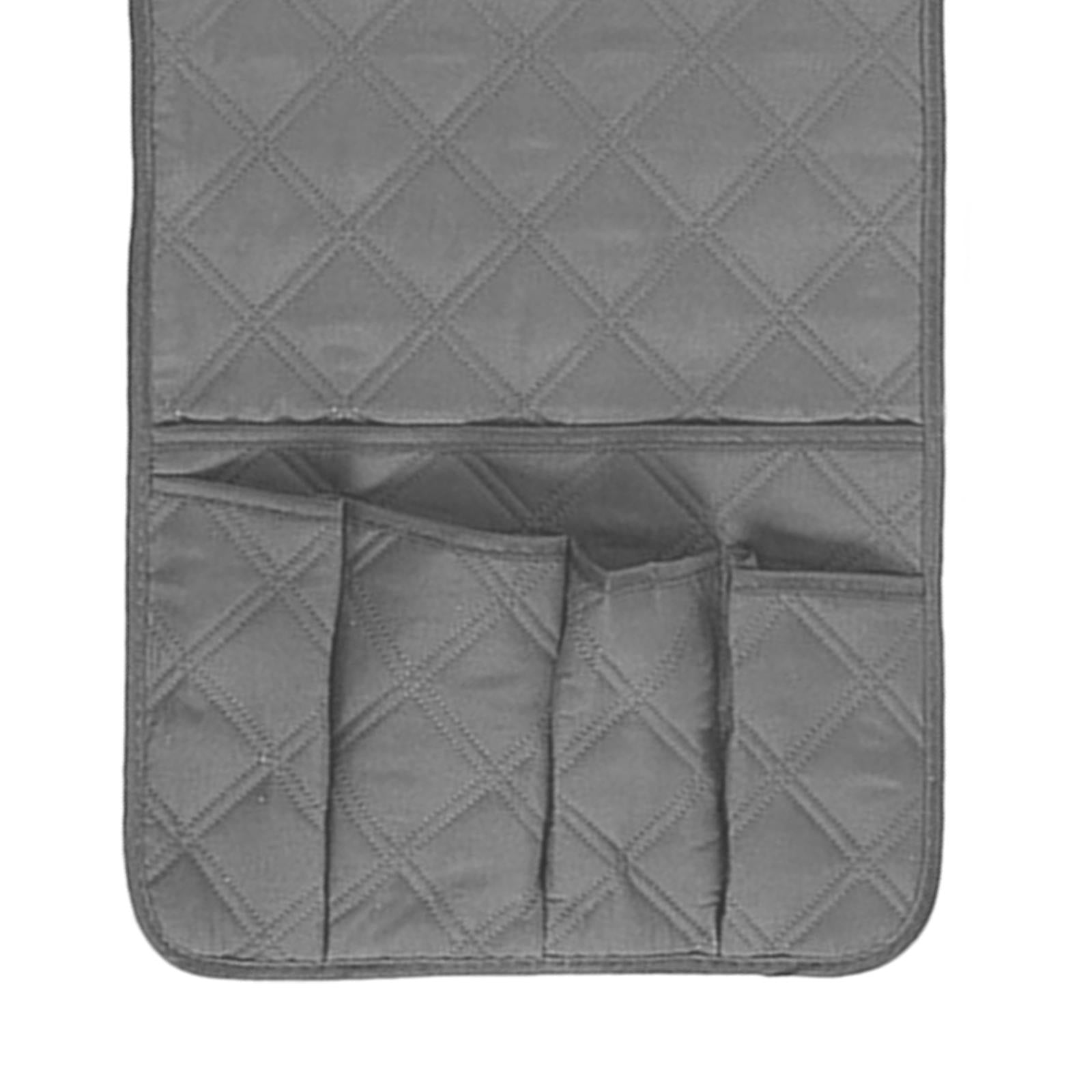 Non Slip Sofa Armrest Organizer Armchair Caddy for Couch Living Room Sofa Gray