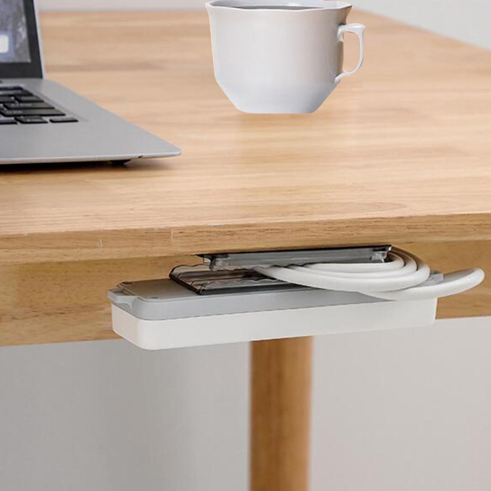 Socket Fixer Cable Management Organizer Self Adhesived office Household Transparent