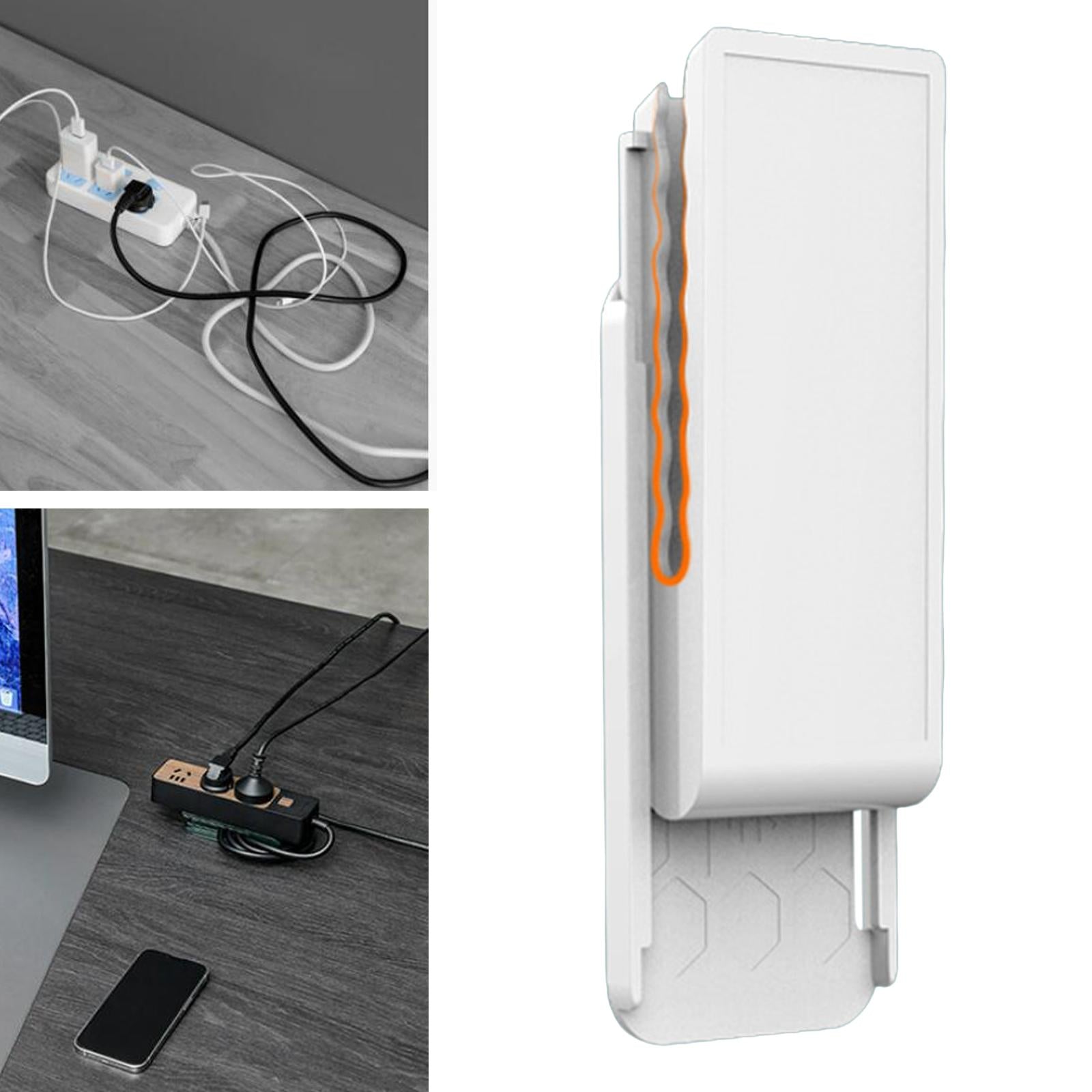 Socket Fixer Cable Management Organizer Self Adhesived office Household White