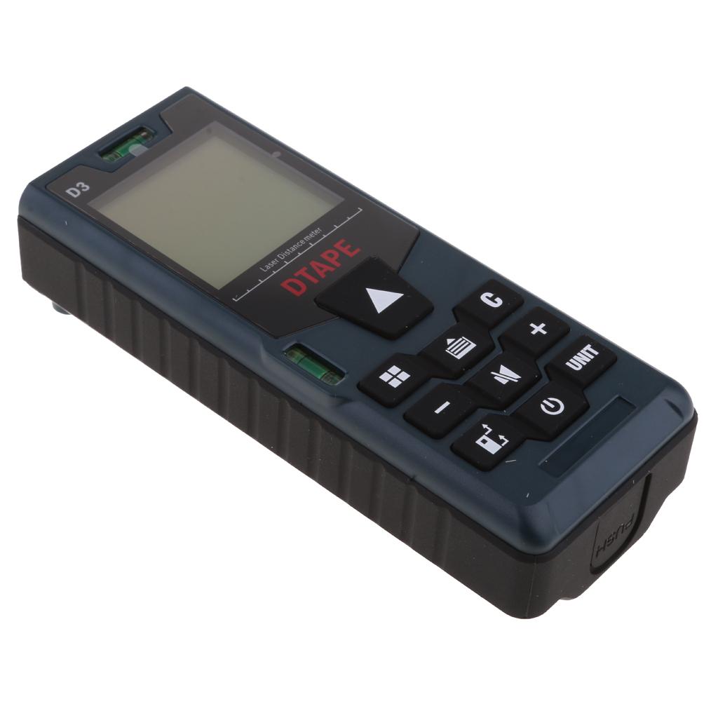 DTAPE Digital Hand-held Laser Distance Meter Range Finder Diastimeter D3 50M