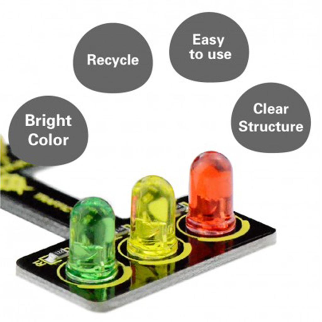 LED Railway Traffic Lights Light-Emitting Module for Raspberry Pi