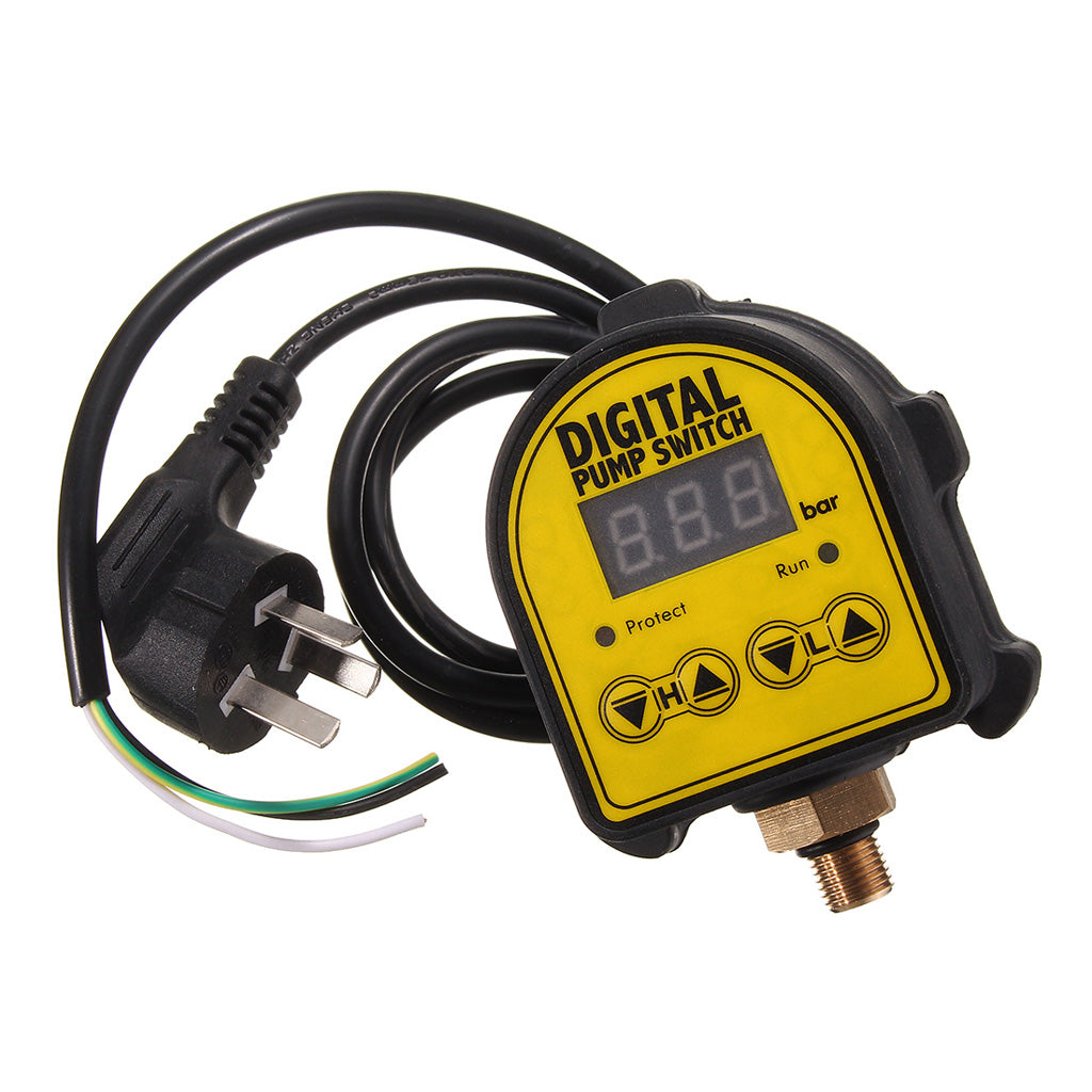 Auto 10bar Digital Pressure Switch Controller 220V for Water Ail Gas Pump