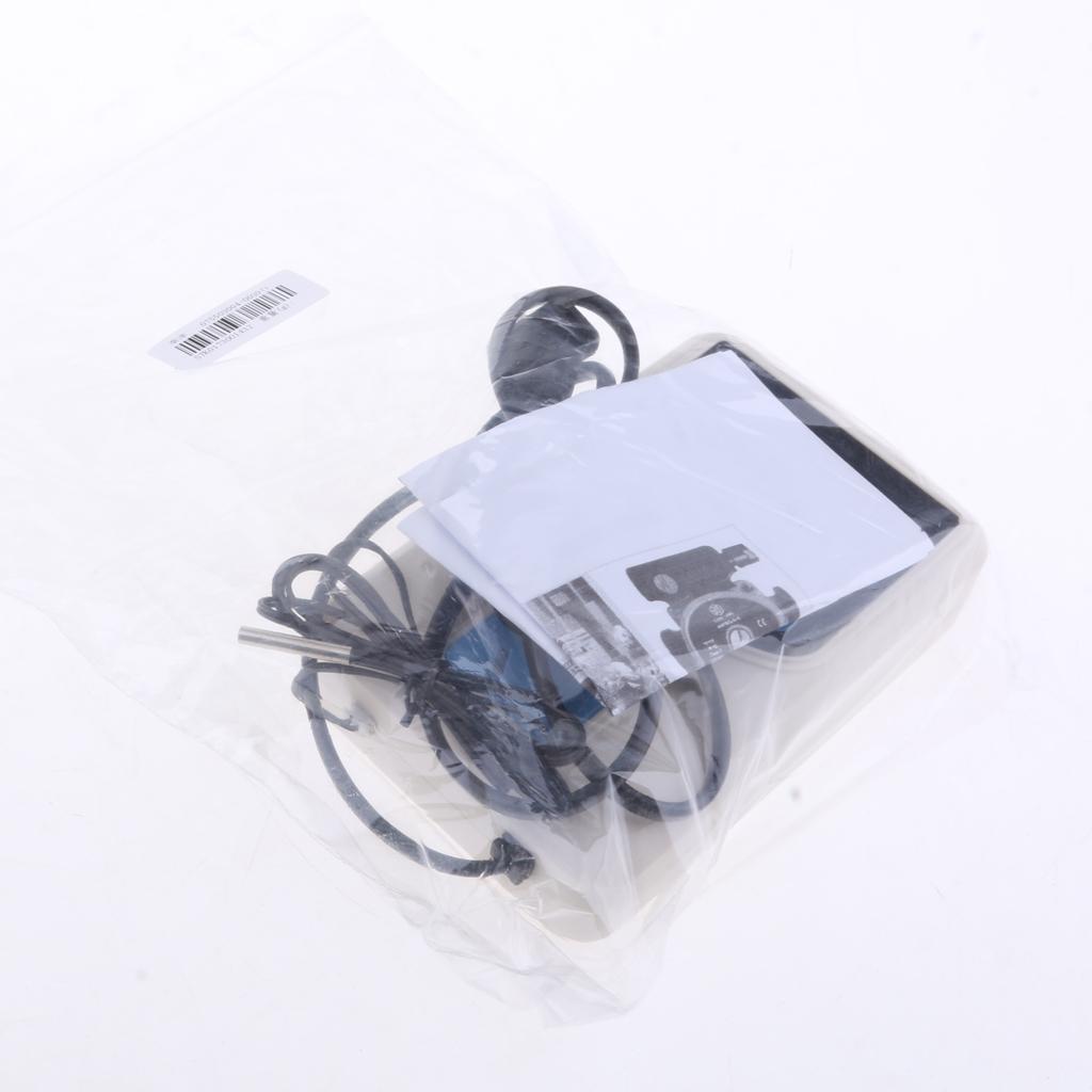 Digital Pre-wired Temperature Controller Outlet Thermostat Heating Cooling 2200W