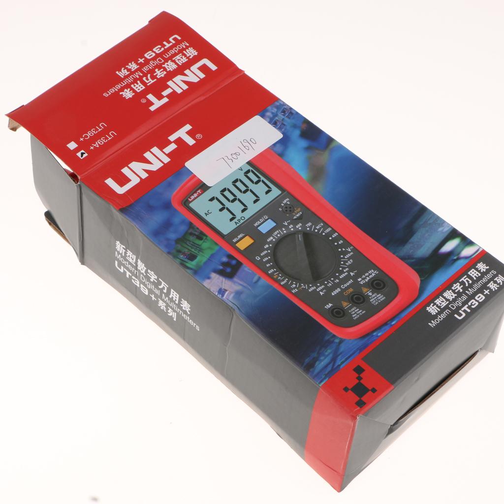 UT39A+ Digital Multimeter AC DC Volt Amp Ohm Diode and Continuity Tester