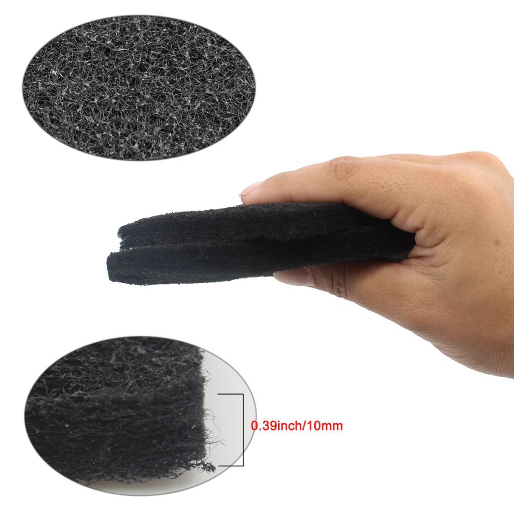 10 Pieces Activated Carbon Compost Bin Filter Refill Round and Square