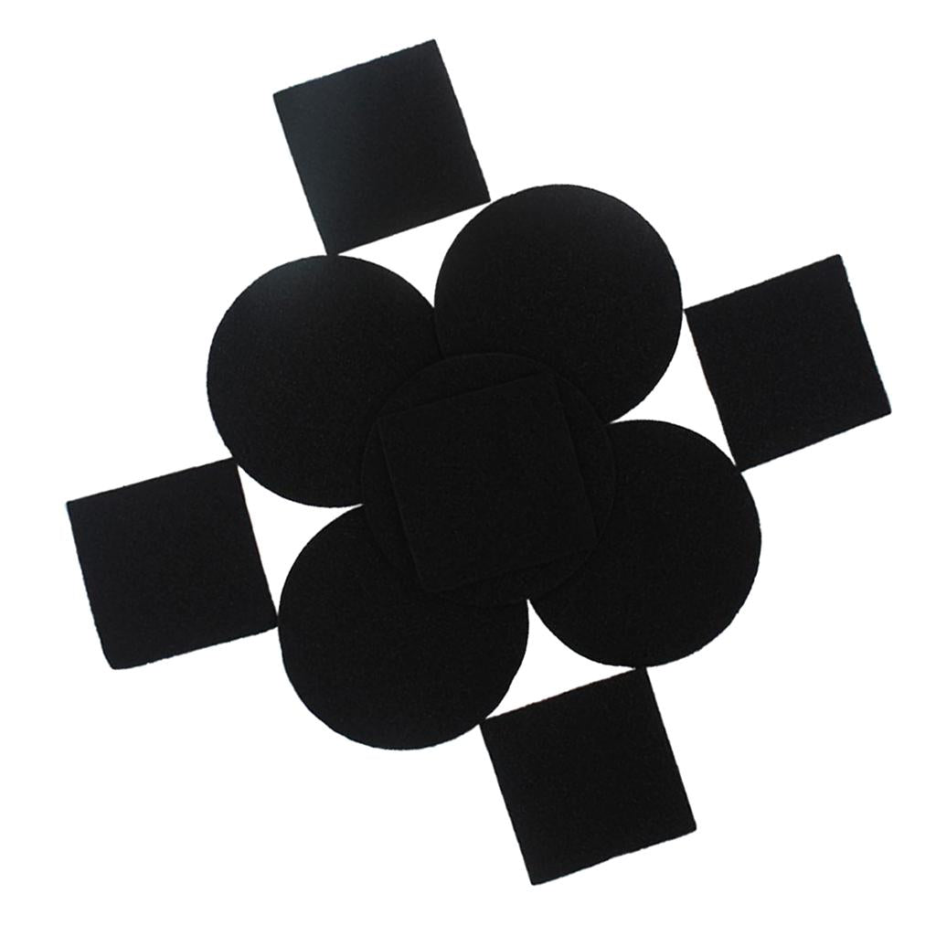 10 Pieces Activated Carbon Compost Bin Filter Refill Round and Square