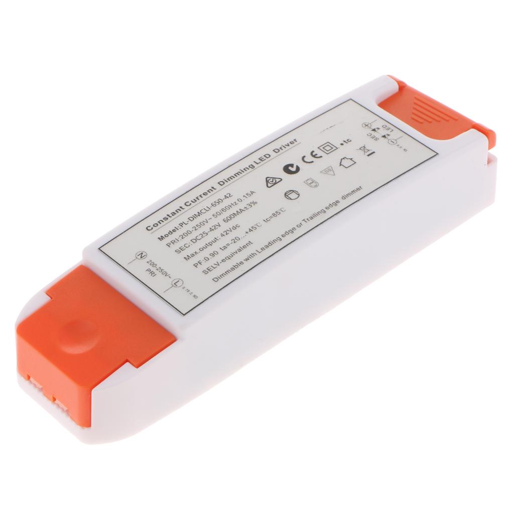 SCR Dimmable Led Power Supply DC 25-42V 600mA for Thyristor Downlights