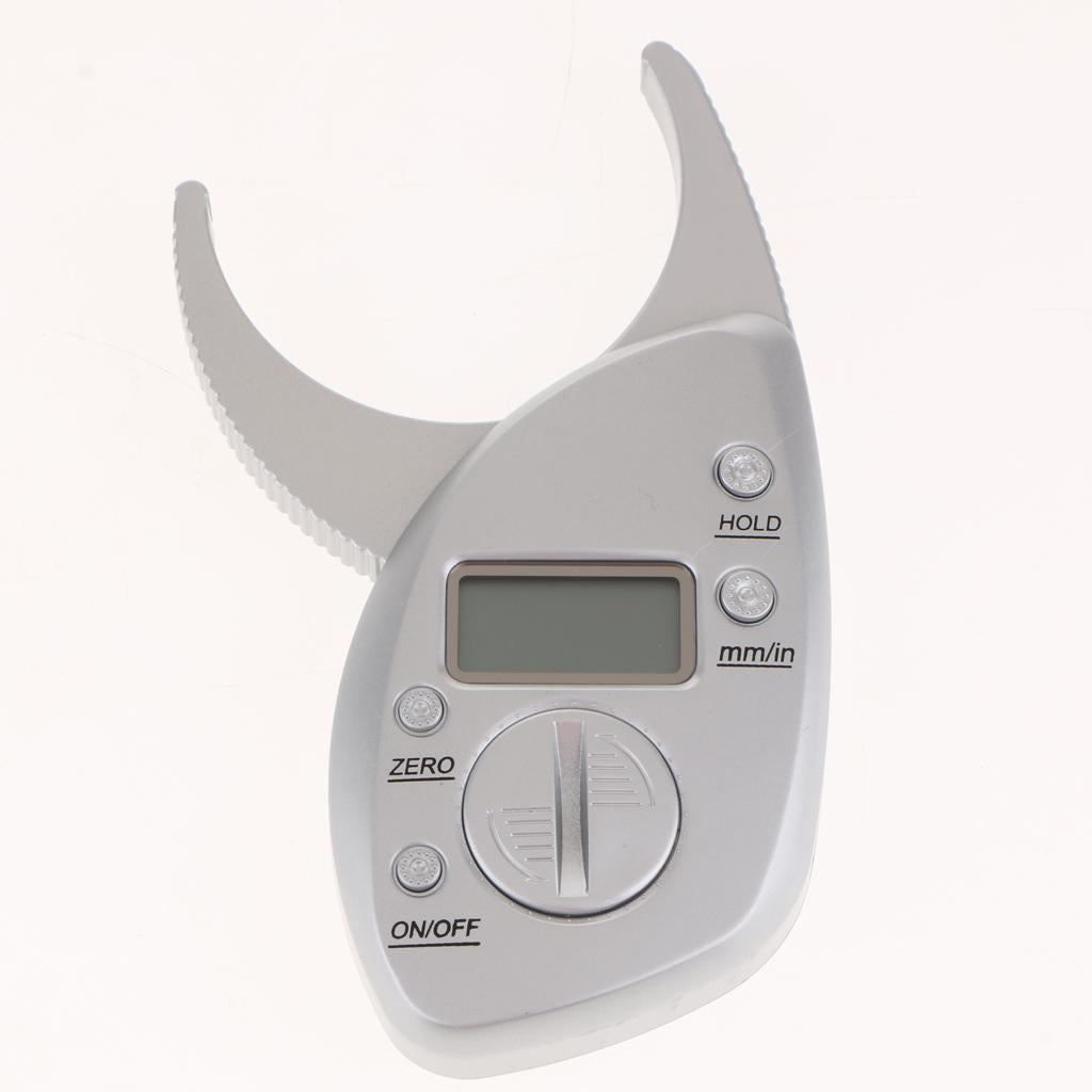 Mini Body Fat Caliper Fat Percentage Digital LCD Display Fold Method Measure