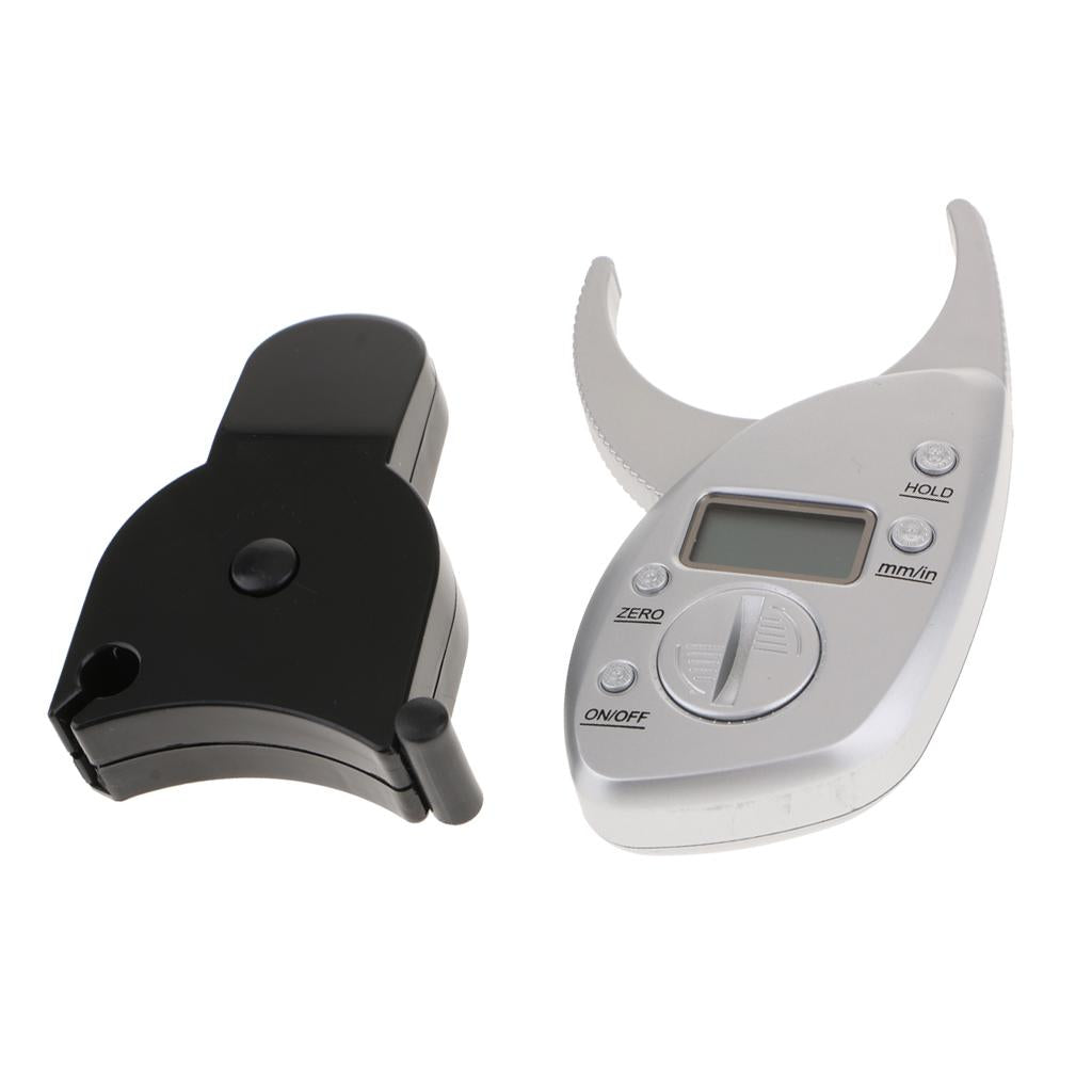Mini Body Fat Caliper Fat Percentage Digital LCD Display Fold Method Measure