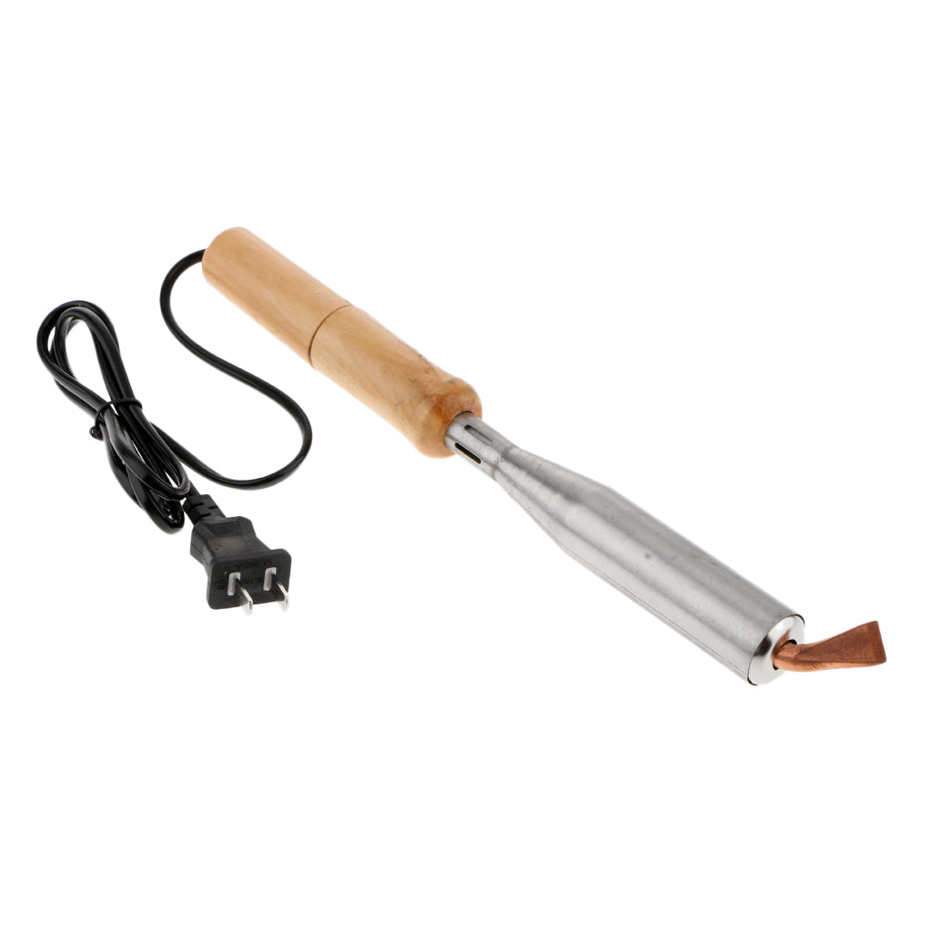 Electric Soldering Iron High Power Welding Soldering Iron Wood Handle 150W