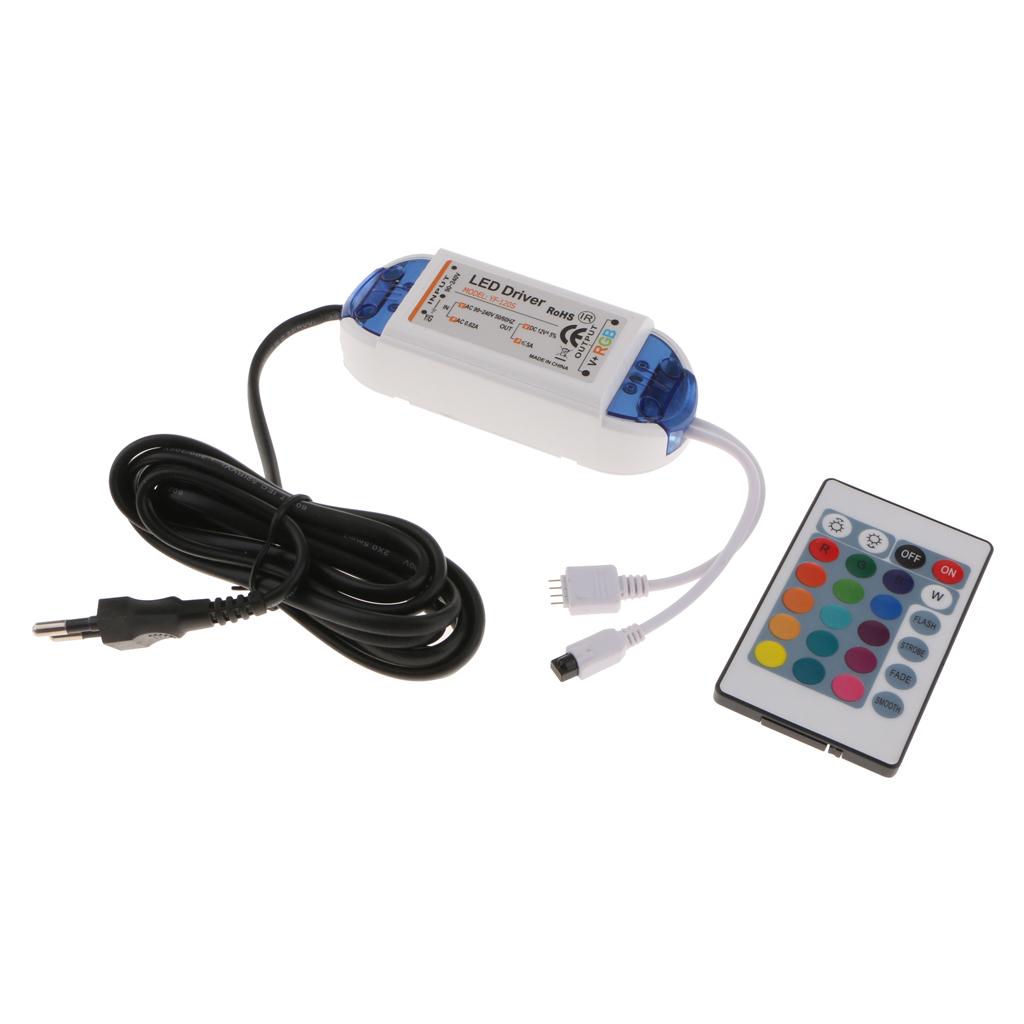 LED Integrated RGB Power Controller 5A Dedicated + RGB Strip Light