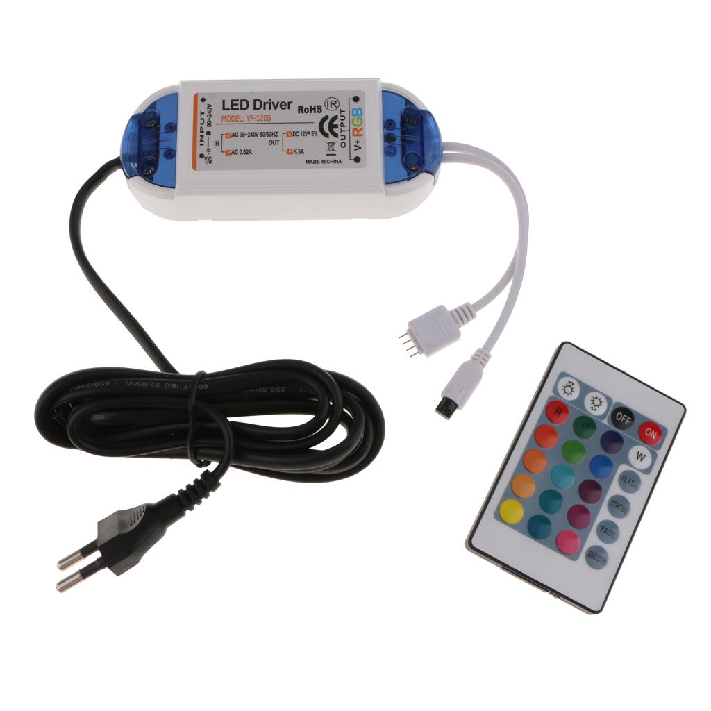 LED Integrated RGB Power Controller 5A Dedicated + RGB Strip Light