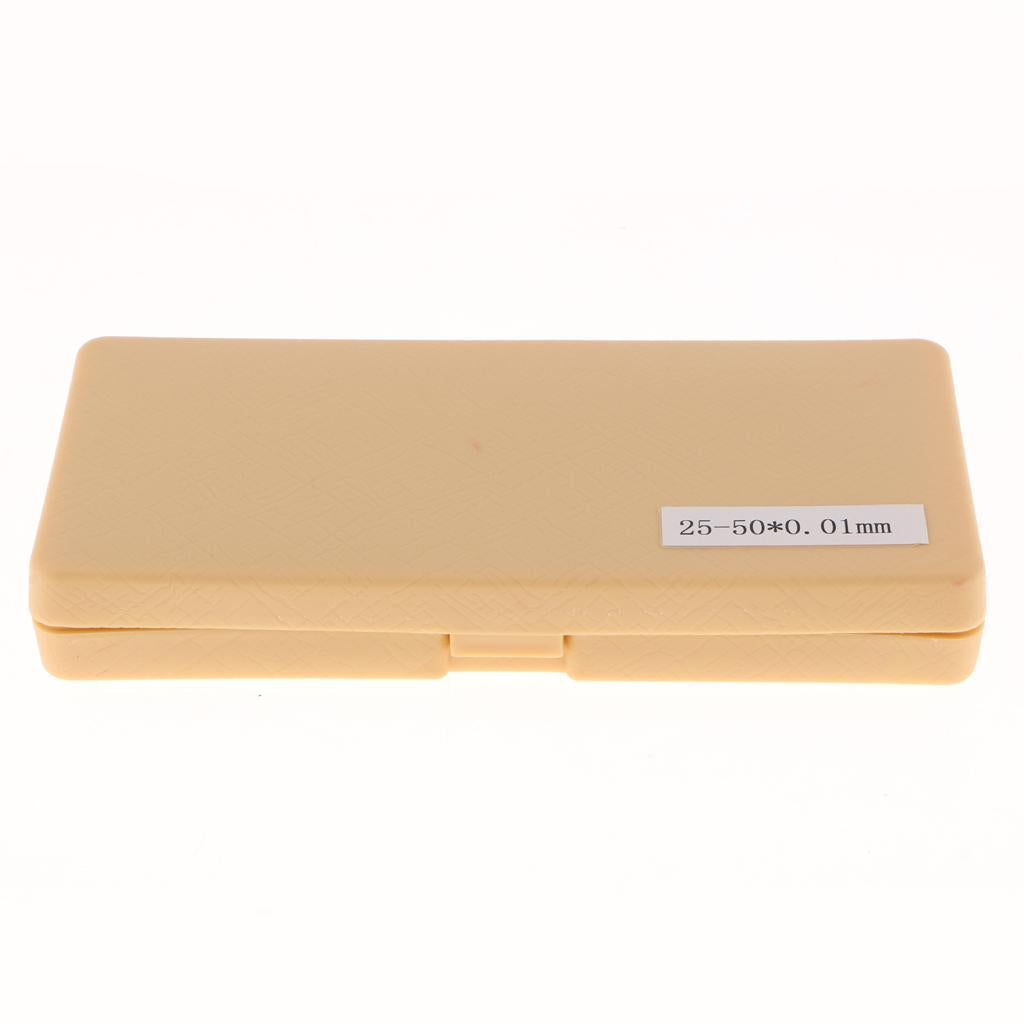 25 50mm Outside Micrometer 0.01mm Micrometer Thickness Gauge