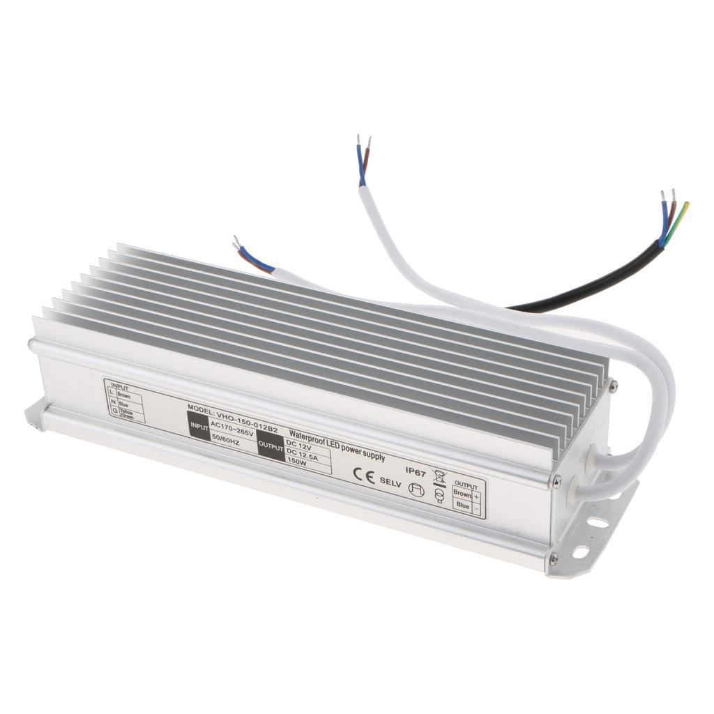 Waterproof Constant Voltage Power Supply LED Driver 150W 12V for Lamp Strips