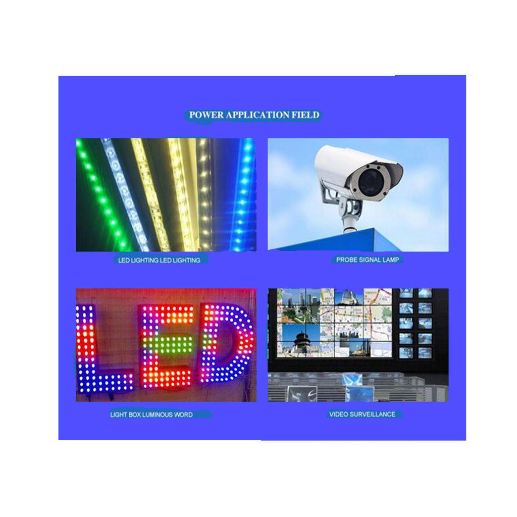 Rainproof and Dustproof LED Camera Switching Power Supply DC 12V 5A 60W