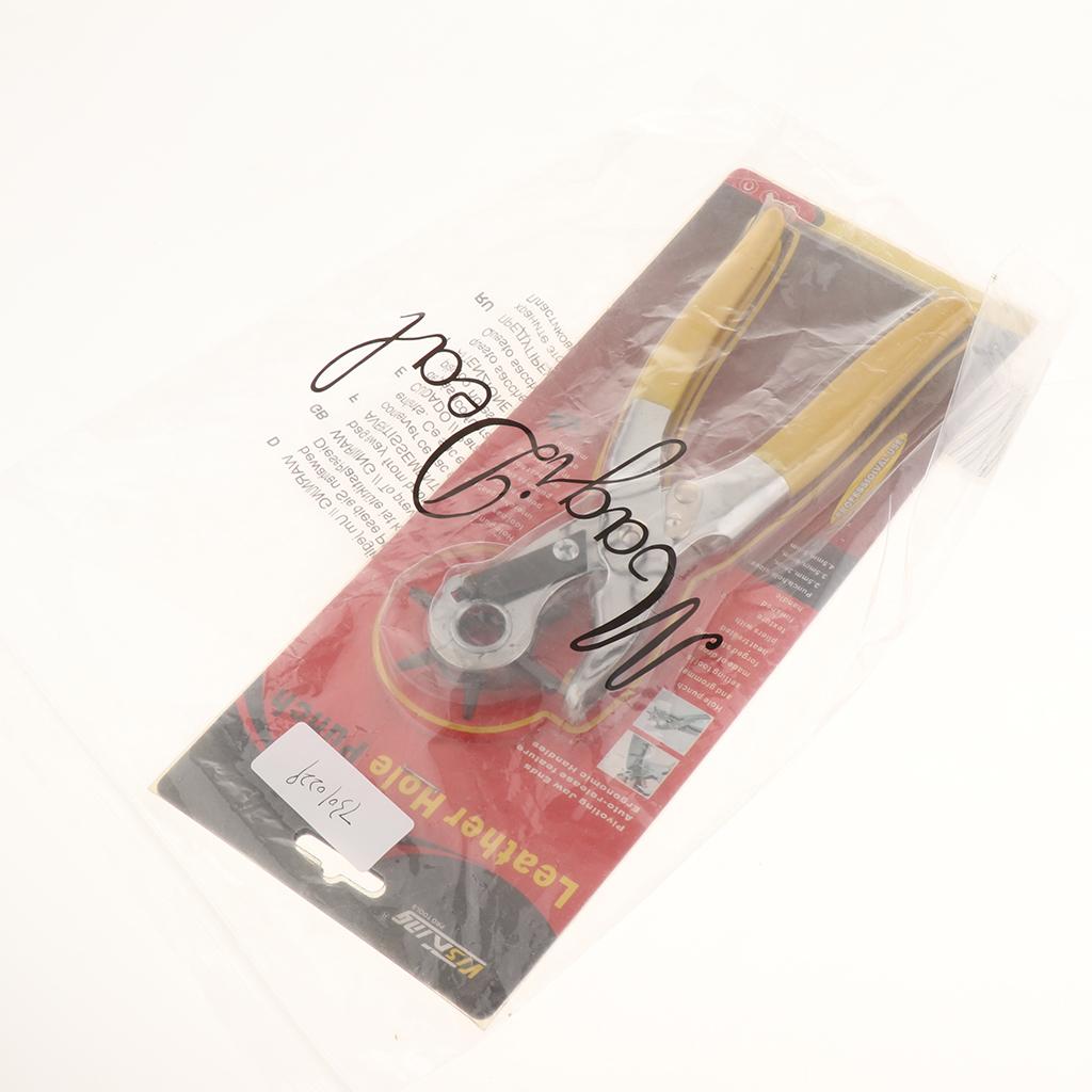 Stainless Steel Belt Puncher 6-hole Belt Puncher Leather Belt Holes Punch