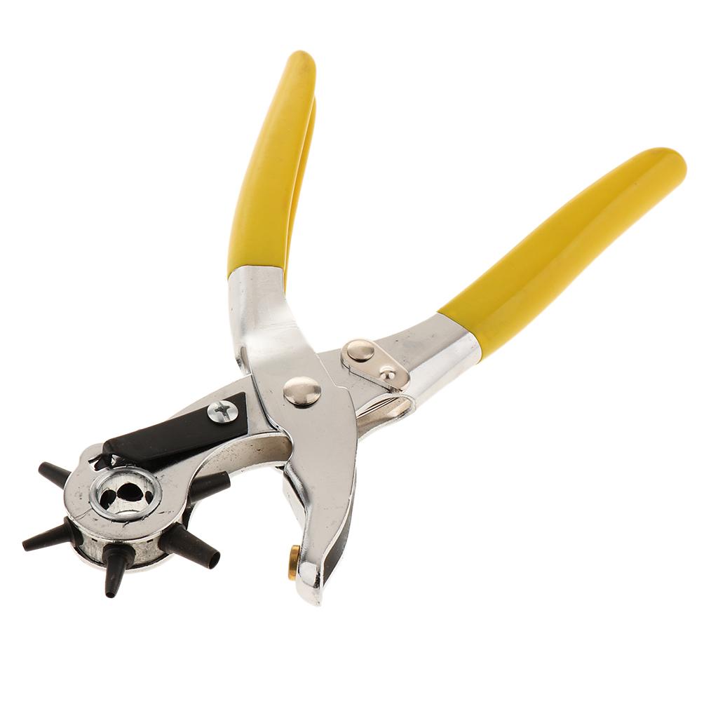 Stainless Steel Belt Puncher 6-hole Belt Puncher Leather Belt Holes Punch