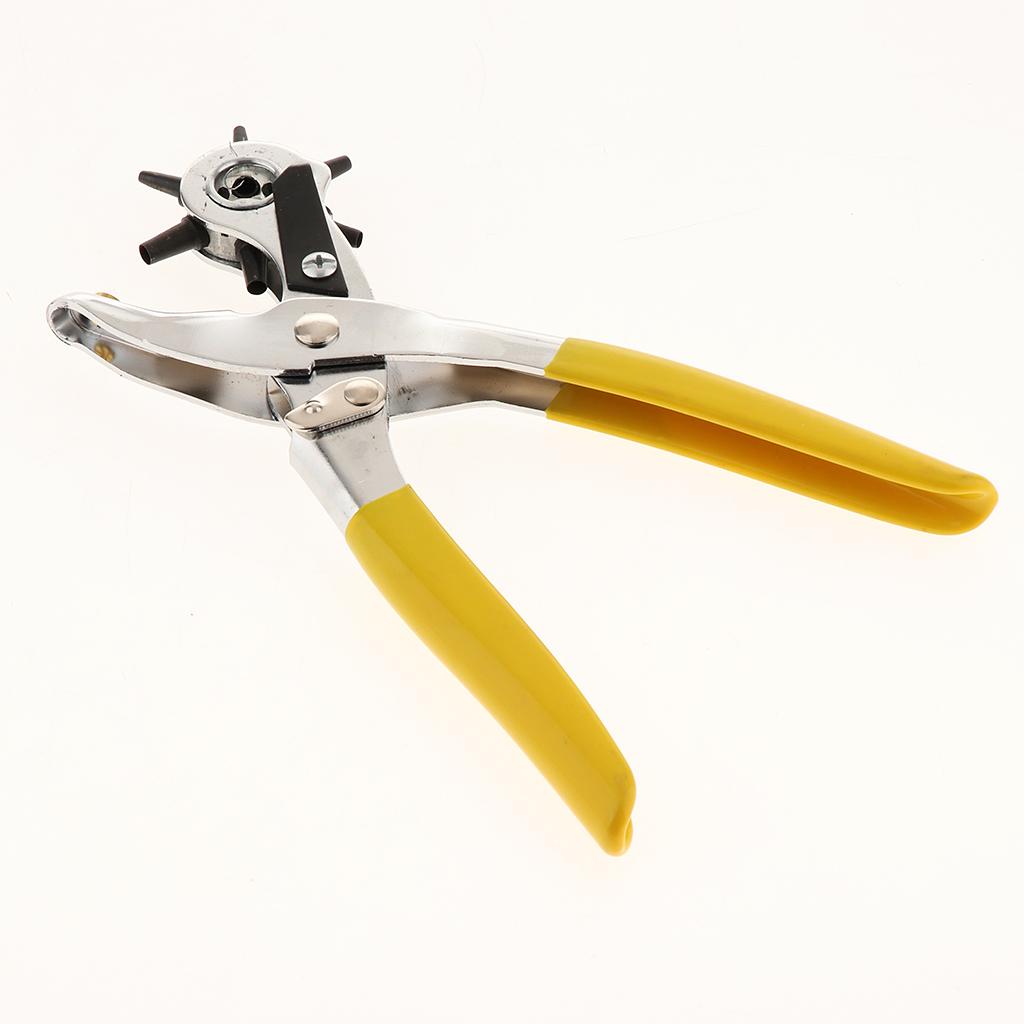 Stainless Steel Belt Puncher 6-hole Belt Puncher Leather Belt Holes Punch
