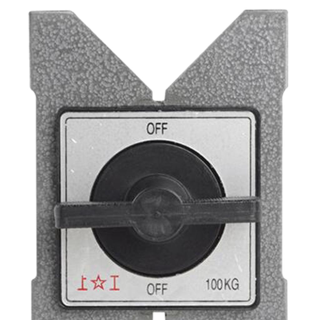 V-type magnetic seat Precision strong magnetic triangle table MV-12K2-100KG