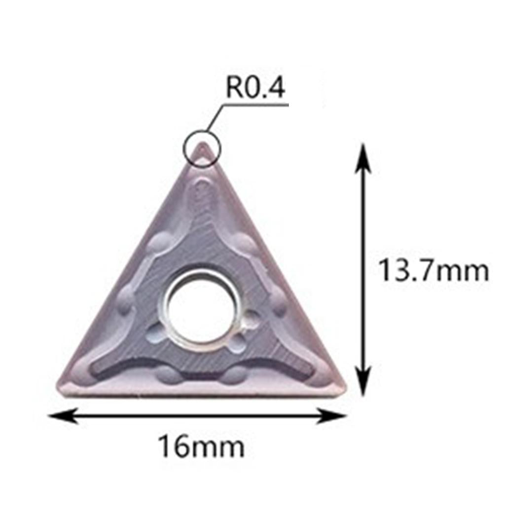 Carbide CNC milling cutter Steel parts Purple TNMG16404