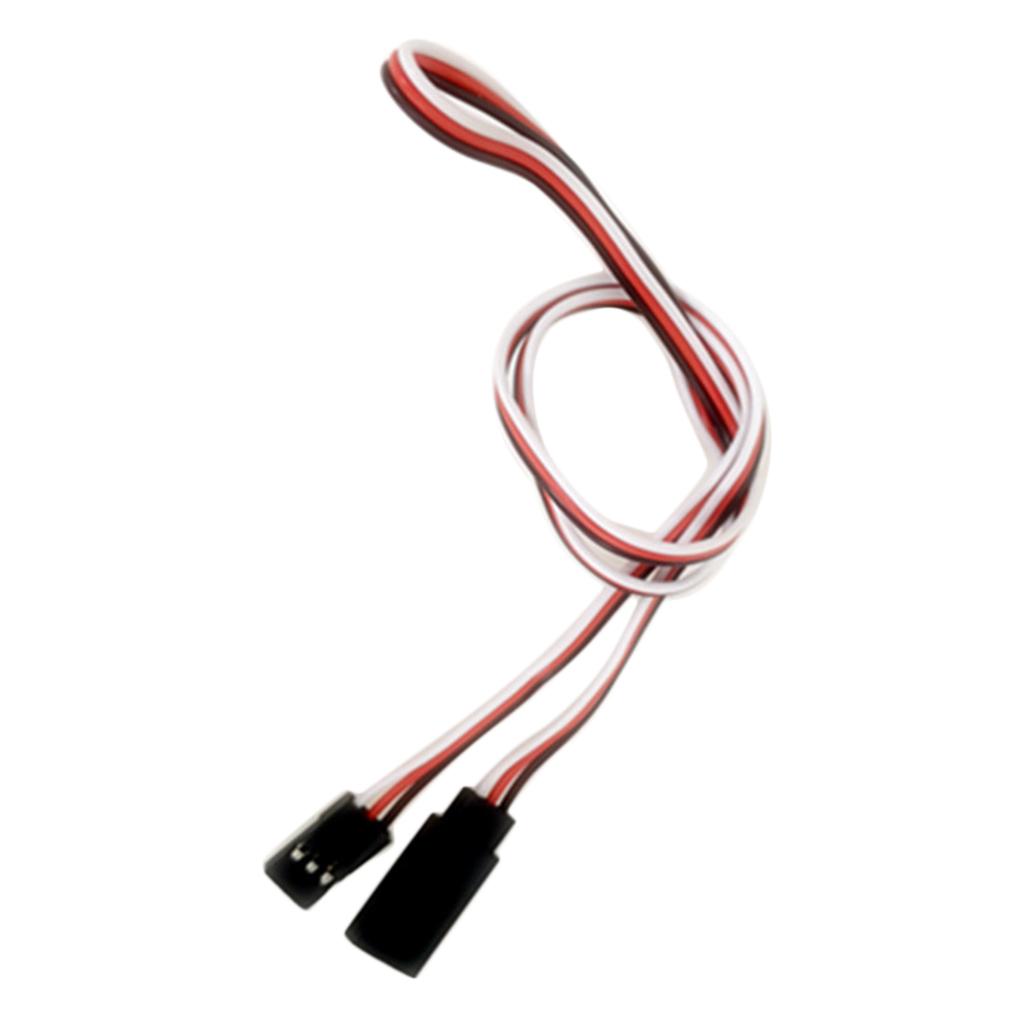 Male to Female Plug Extension Cable Wire for Futaba JR Connector Servo 500mm