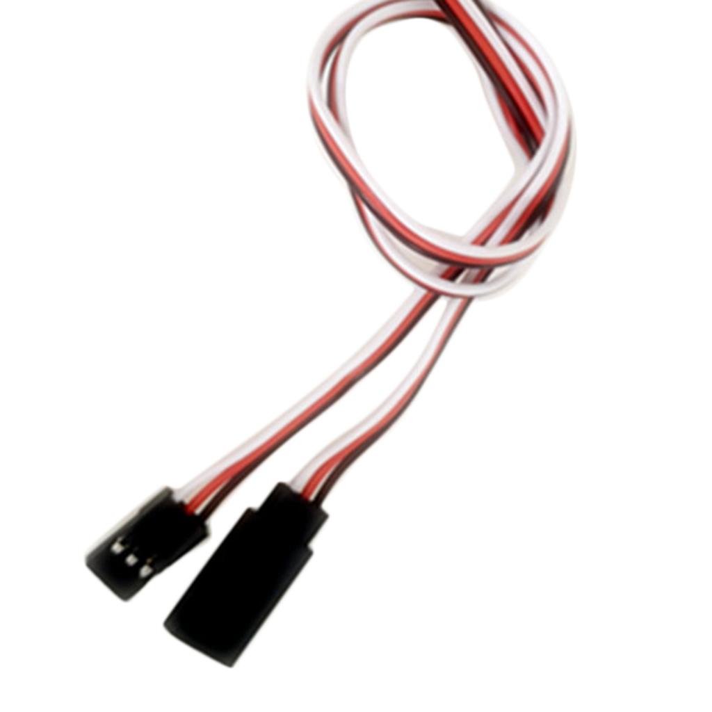 Male to Female Plug Extension Cable Wire for Futaba JR Connector Servo 500mm