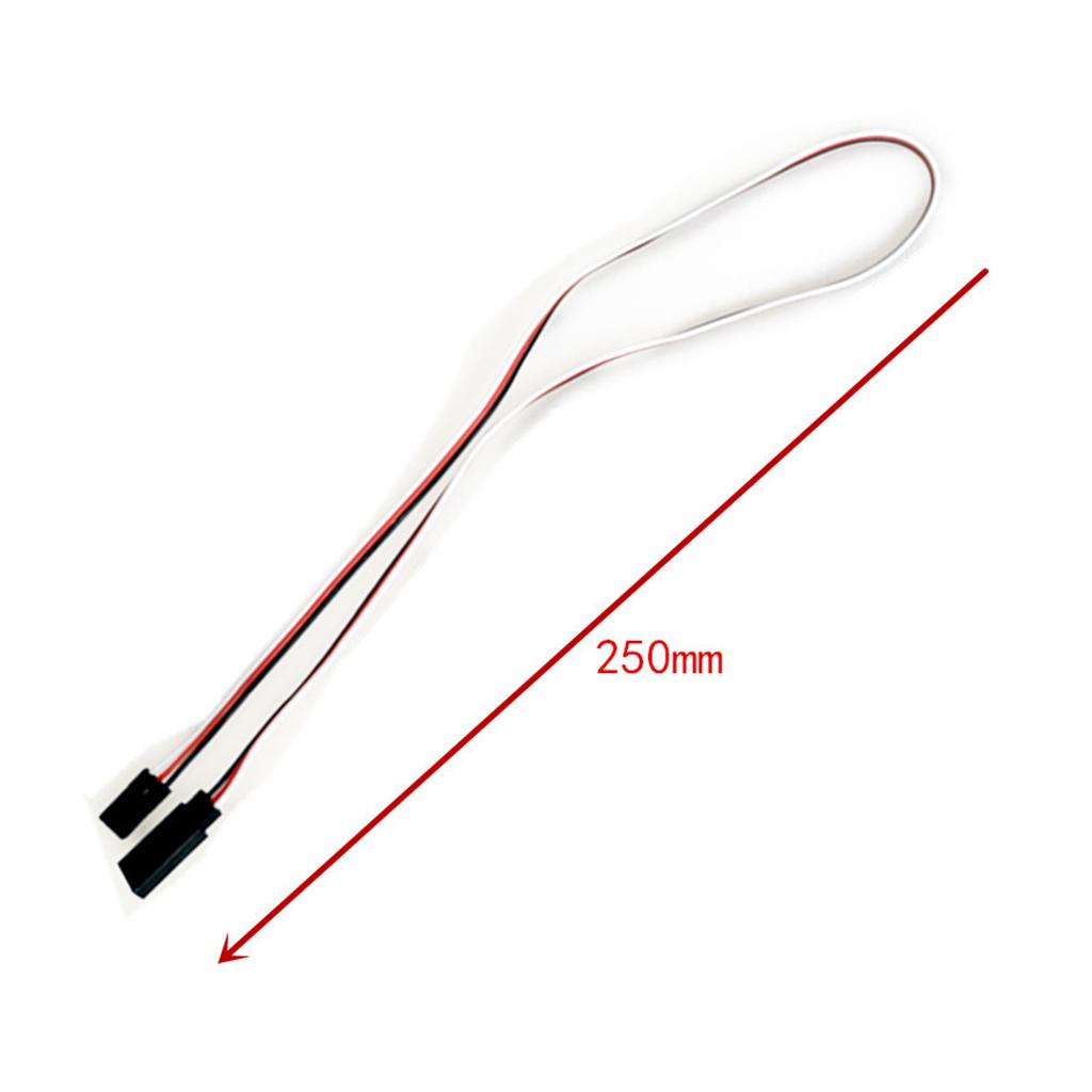 Male to Female Plug Extension Cable Wire for Futaba JR Connector Servo 500mm